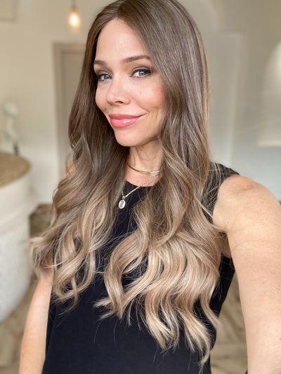 STOCK # BL-637.17 GARDEAUX DELUXE DOUBLE LACE TOP WIG (MEDIUM CAP)