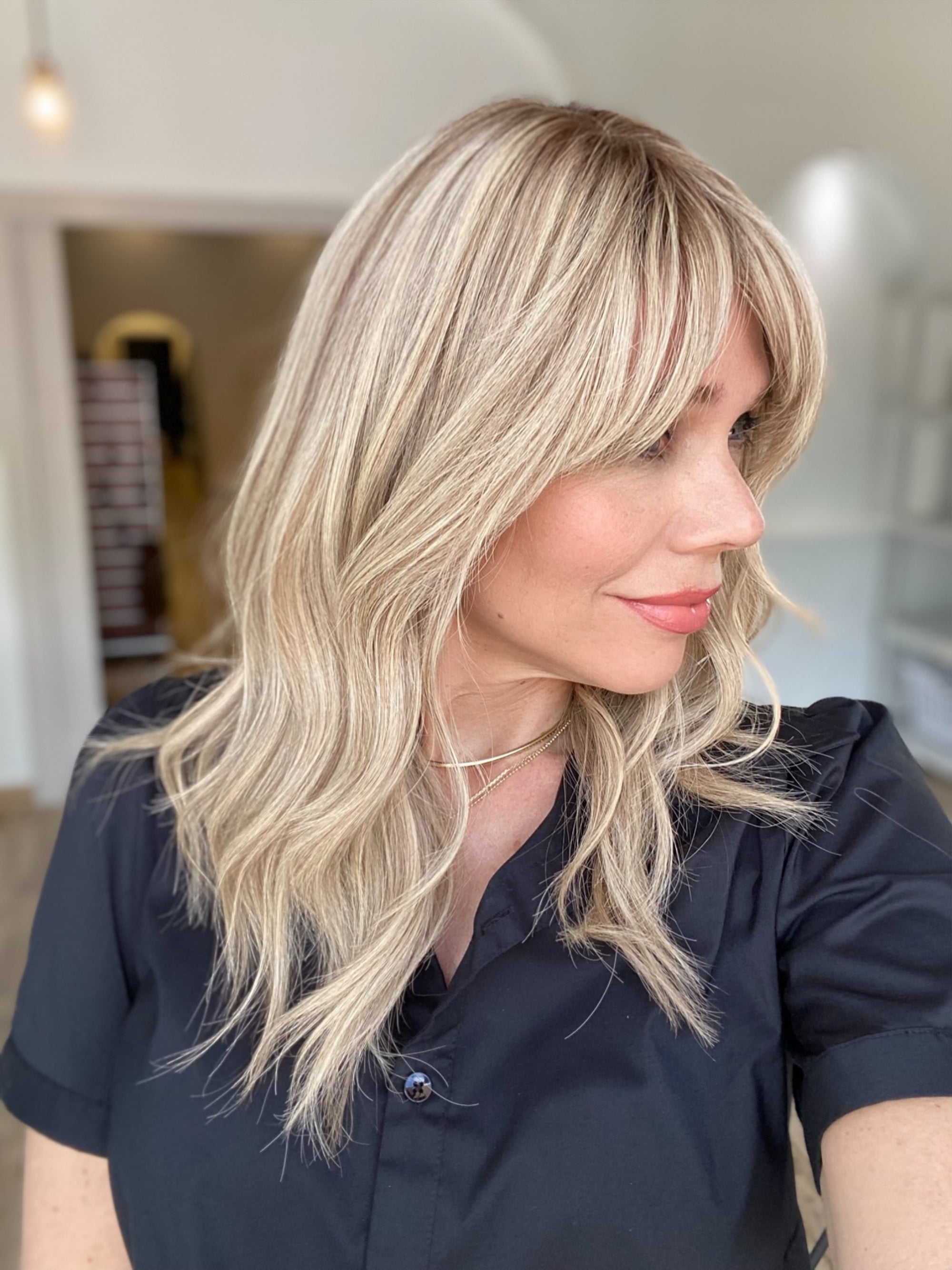 STOCK # JL2-325B GARDEAUX DELUXE HAND TIED SILICONE LINED WIG (MEDIUM CAP)