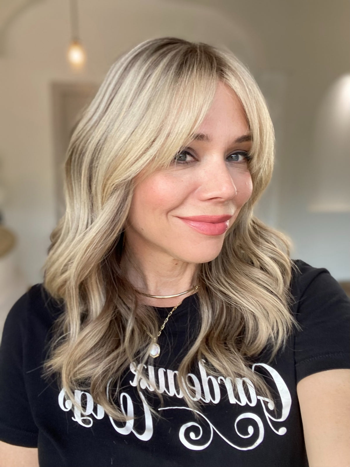 HUMAN HAIR HAND TIED MONO TOP WIG (MEDIUM CAP) # G-8566
