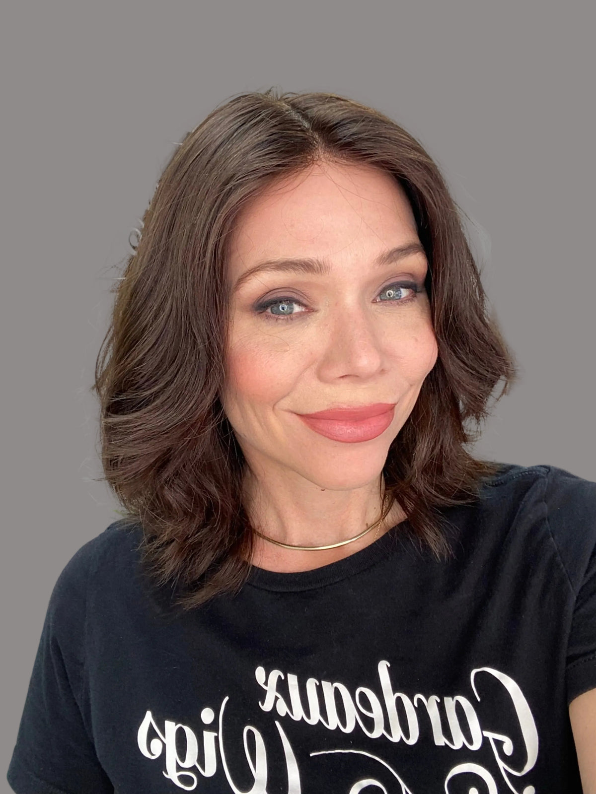 European Human Hair brunette wig 