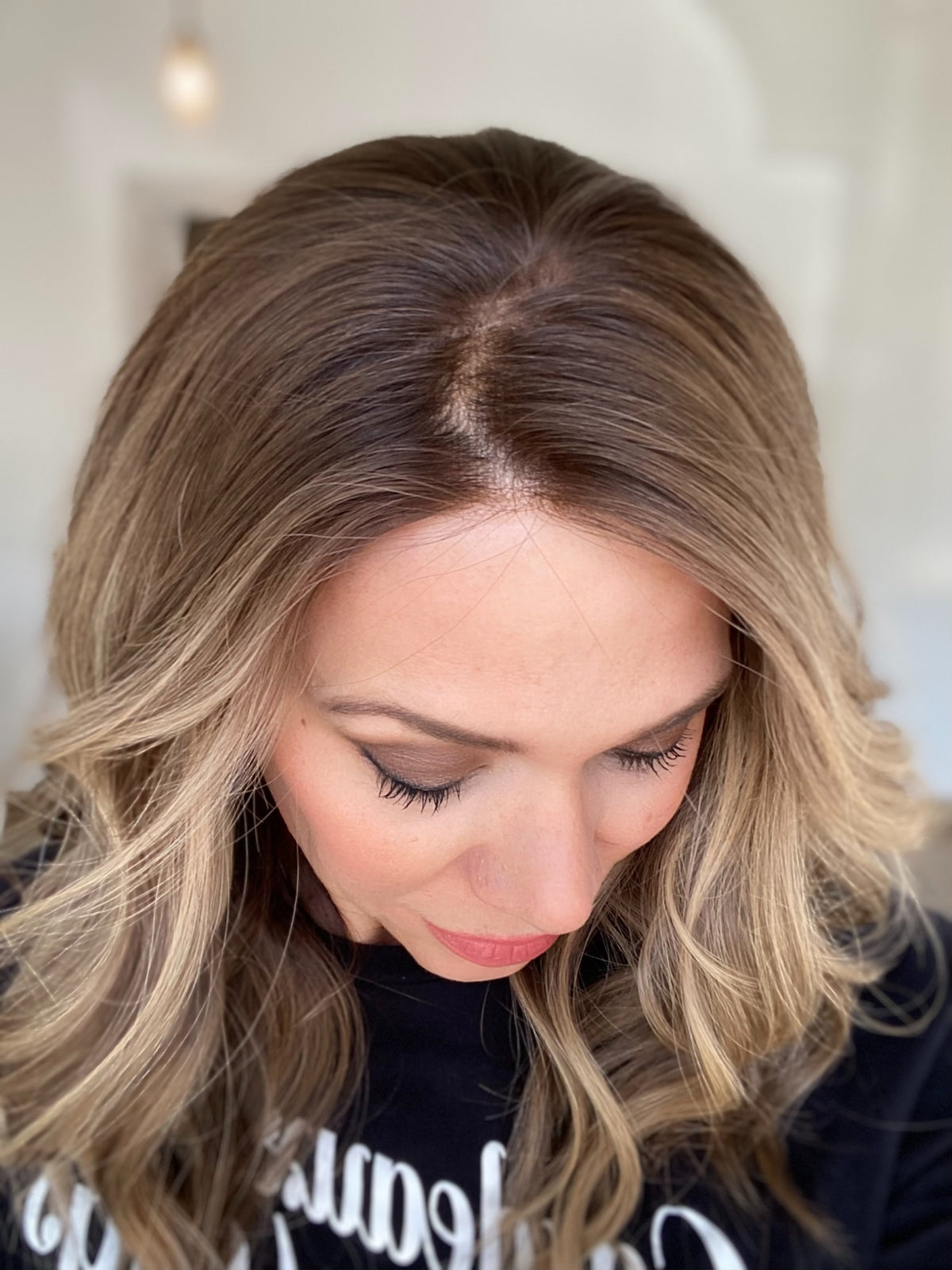 HUMAN HAIR HAND TIED MONO TOP WIG (MEDIUM CAP)# G-8238 GARDEAUX DELUXE