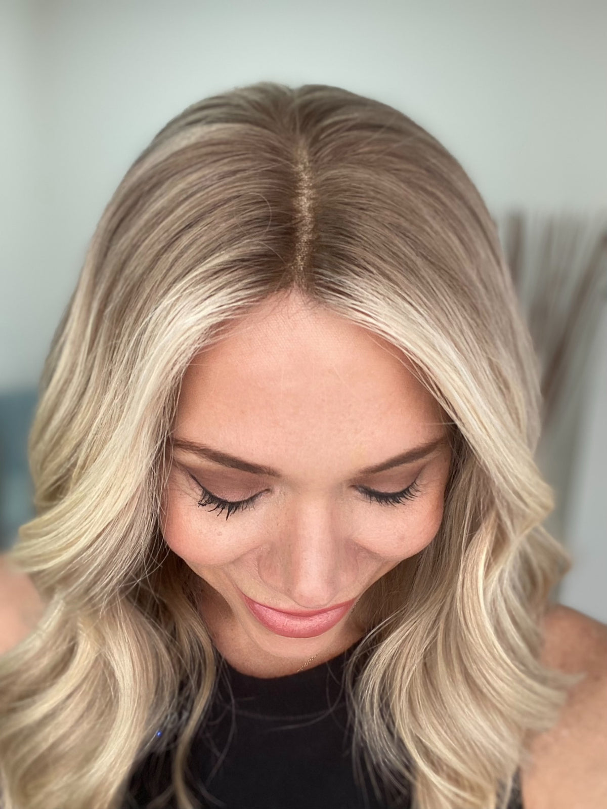 HUMAN HAIR HAND TIED MONO TOP WIG (SMALL CAP) #8685