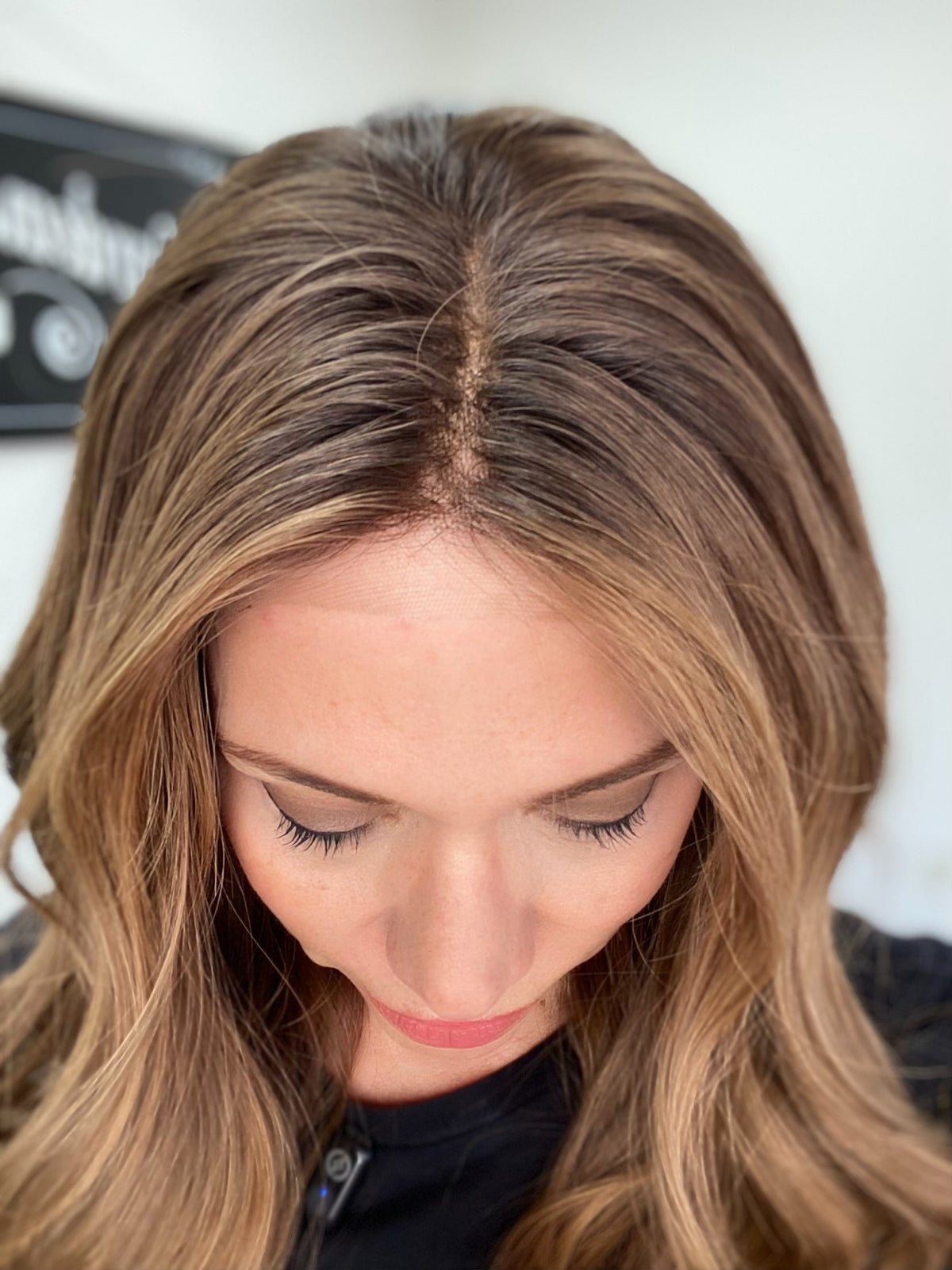 HUMAN HAIR HAND TIED, SILICONE LINED GRIPPER WIG (MEDIUM CAP) # 8711