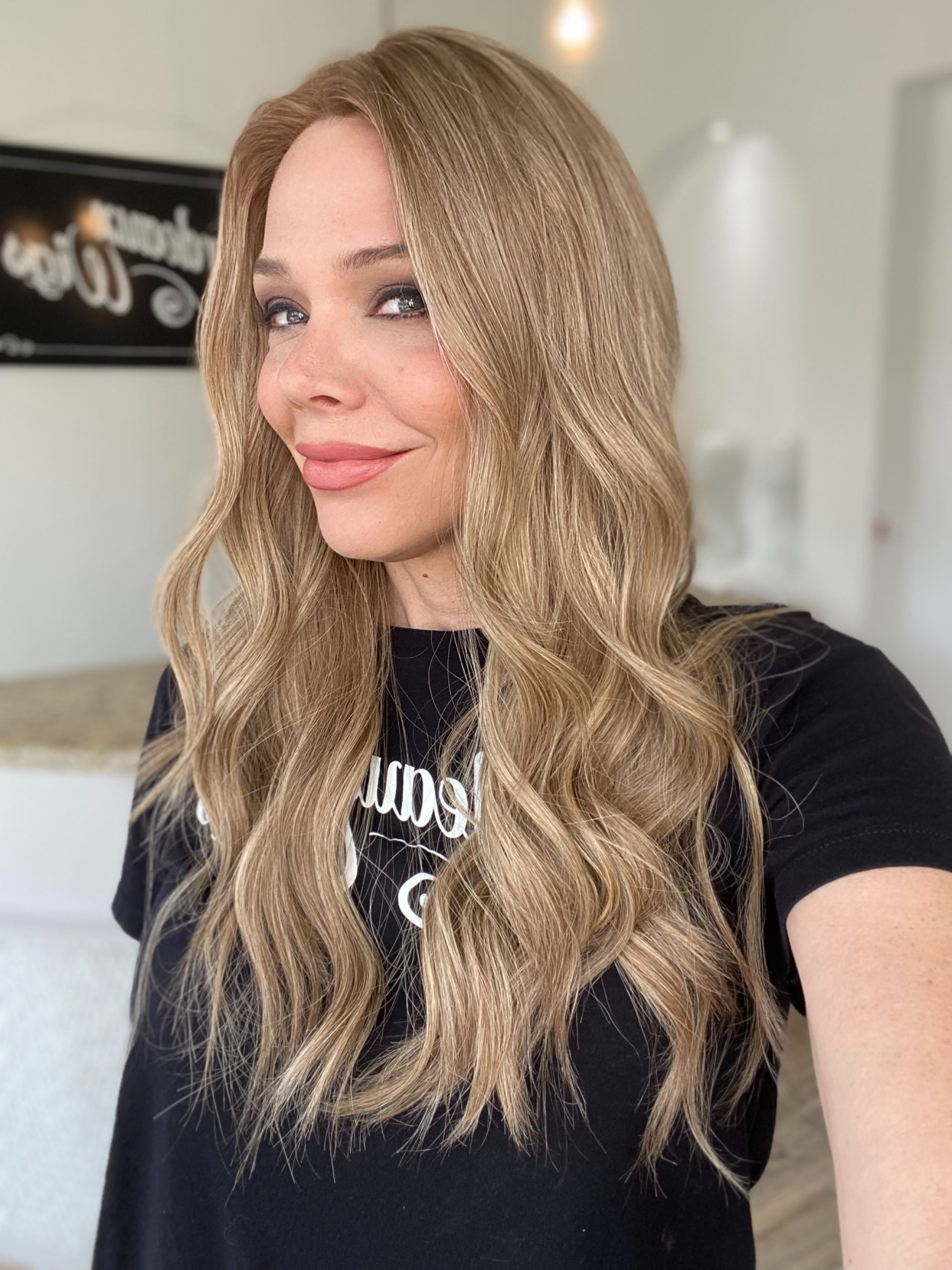 STOCK # JL3-344.16 GARDEAUX DELUXE HAND TIED MONO TOP W/ LACE FRONT WIG (MEDIUM CAP)