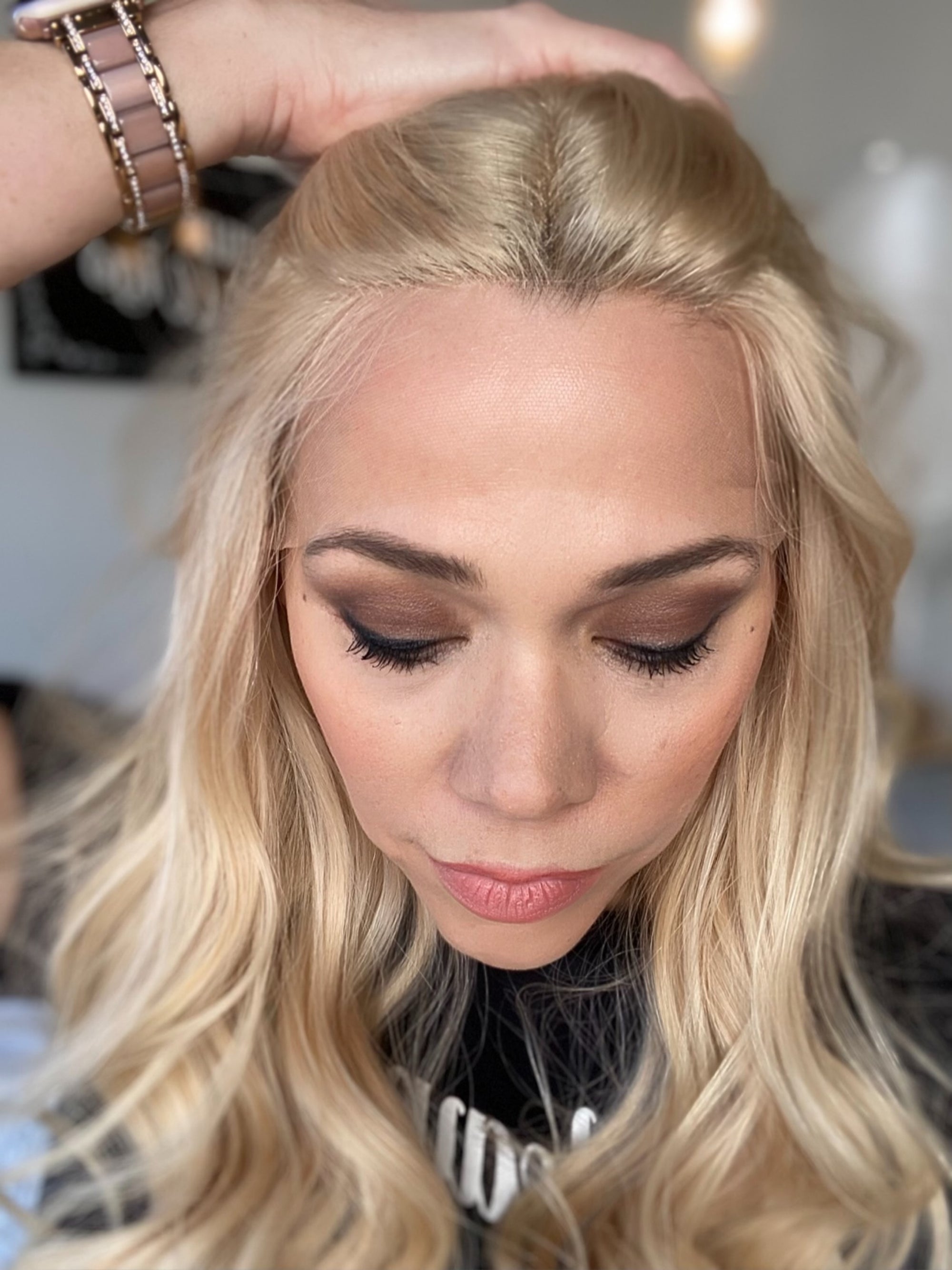 STOCK #JL-300.16 GARDEAUX DELUXE LACE TOP WIG (MEDIUM CAP)