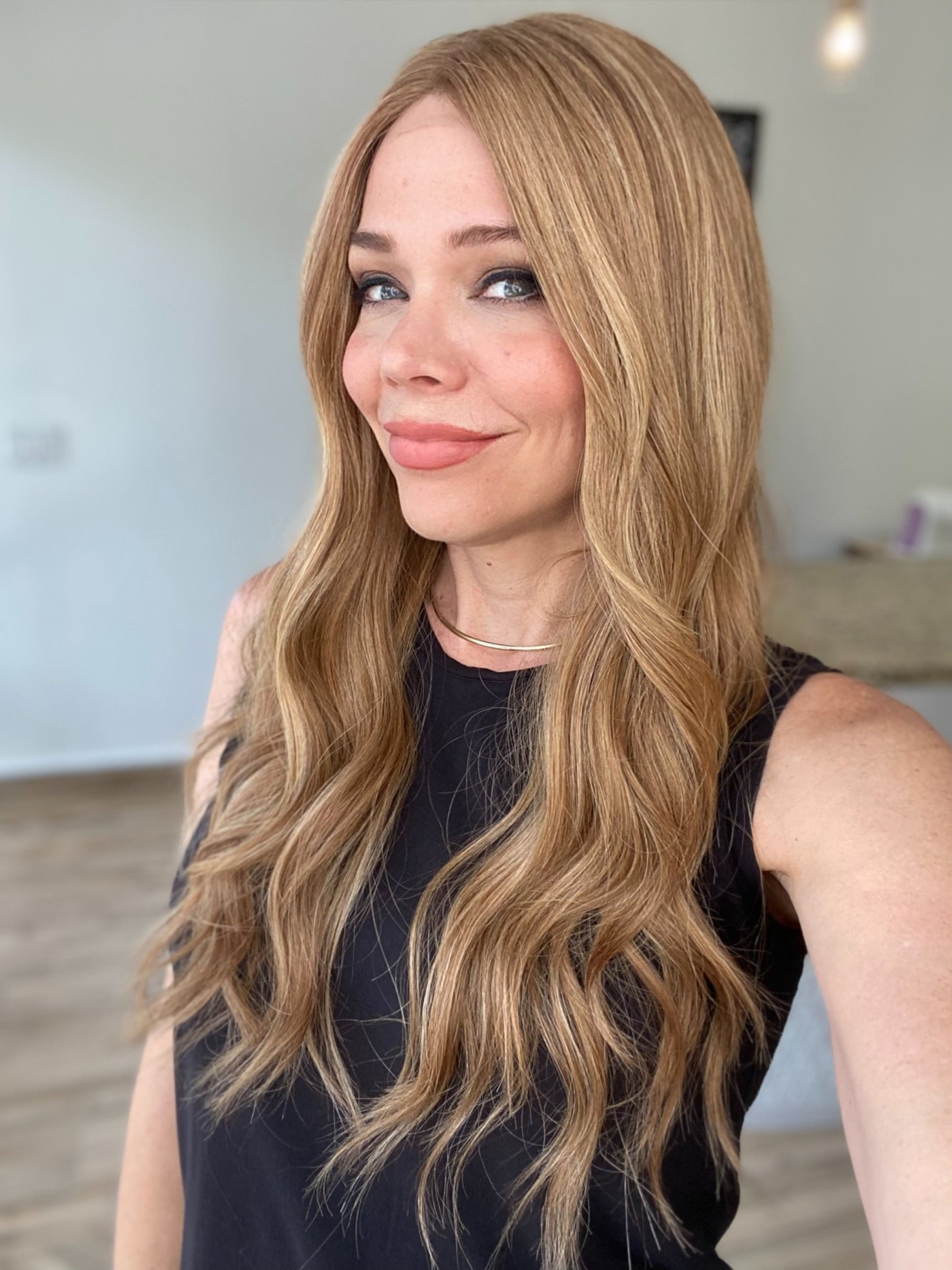 STOCK #JS341 GARDEAUX DELUXE HAND TIED, SILICONE LINED WIG (MEDIUM CAP)