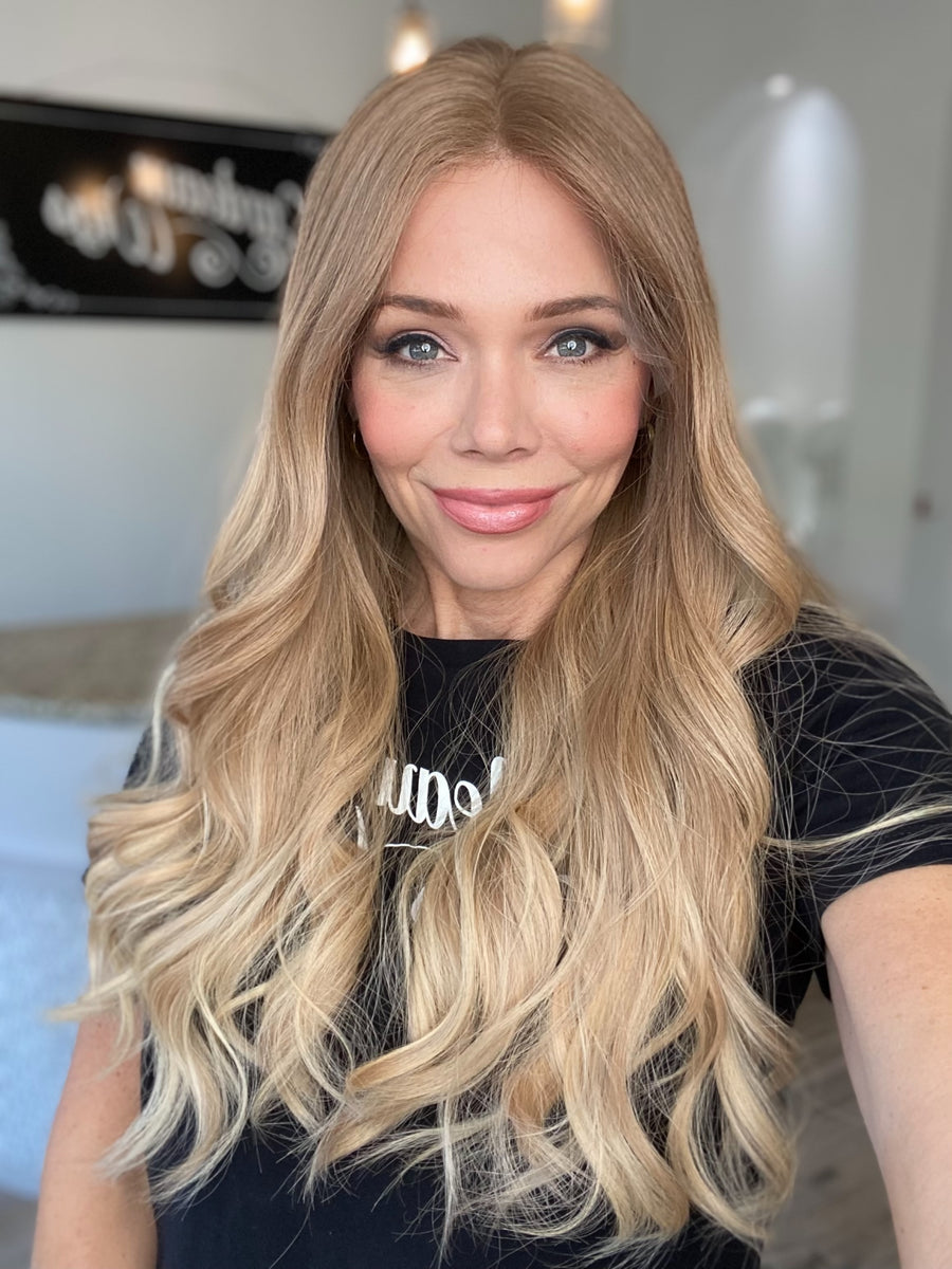 STOCK # BL-645.16 GARDEAUX DELUXE DOUBLE LACE TOP WIG (MEDIUM CAP) FINAL SALE