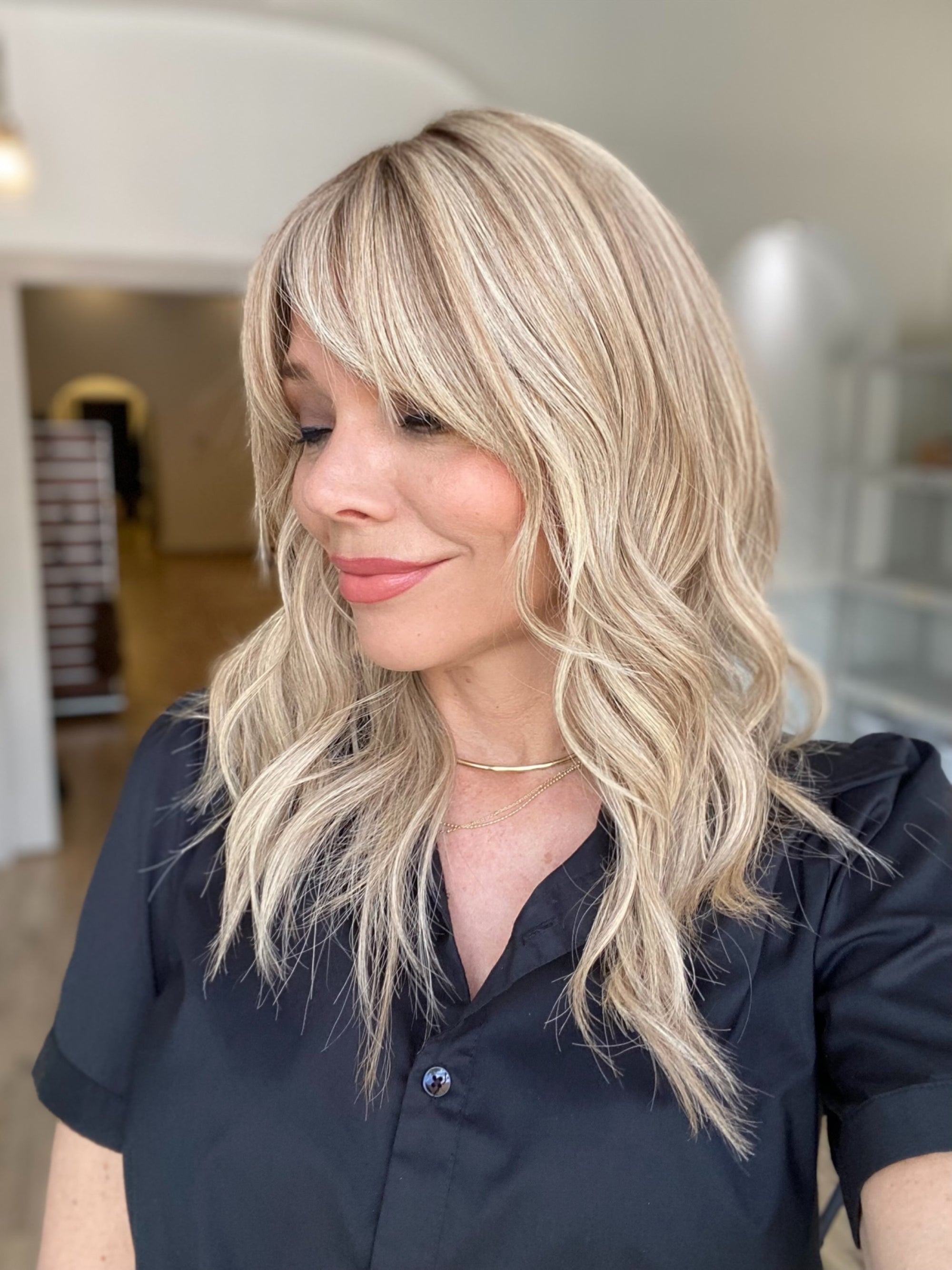 STOCK # JL2-325B GARDEAUX DELUXE HAND TIED SILICONE LINED WIG (MEDIUM CAP)