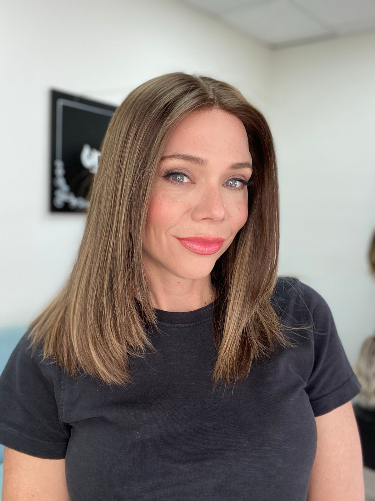 EUROPEAN HUMAN HAIR DOUBLE LACE TOP WIG (MEDIUM CAP) # 8782