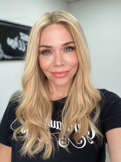 STOCK # JL2-329.14  GARDEAUX DELUXE HAND TIED SILICONE LINED WIG (SMALL CAP)