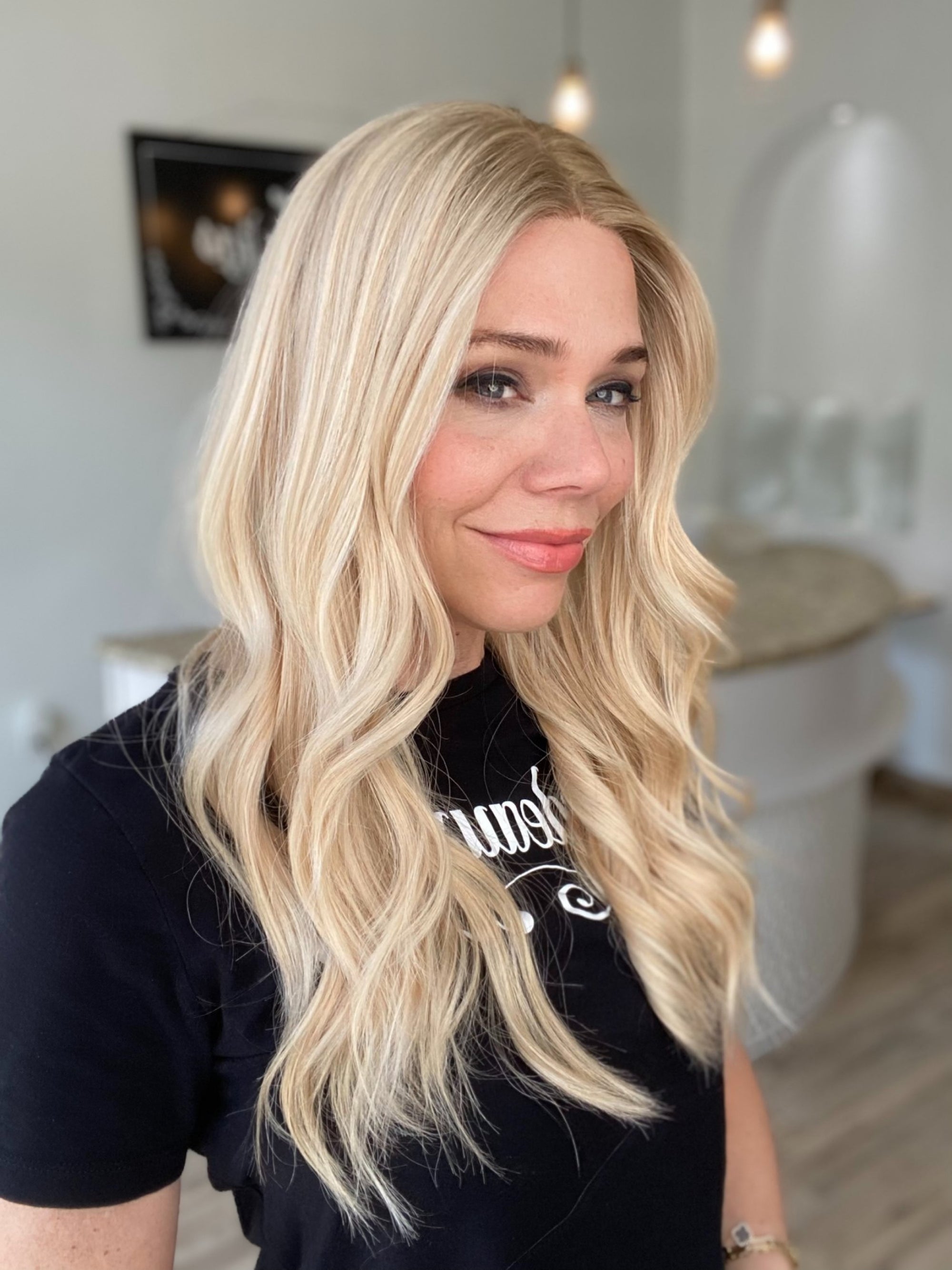 STOCK # JWMS300 GARDEAUX DELUXE MONO TOP, SILICONE LINED WIG (MEDIUM CAP)