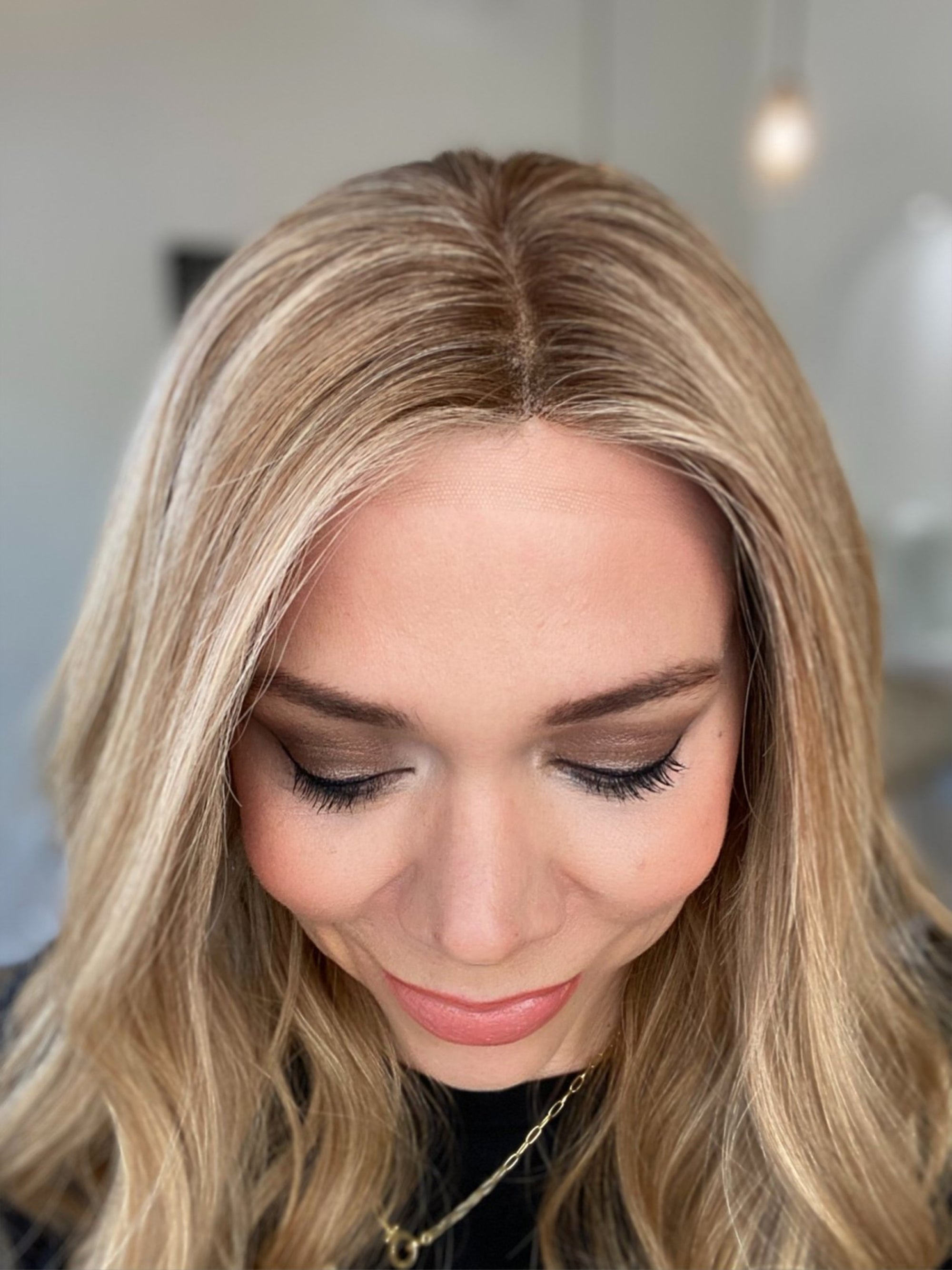 STOCK #JS322  GARDEAUX DELUXE HAND TIED, SILICONE LINED WIG (SMALL CAP)