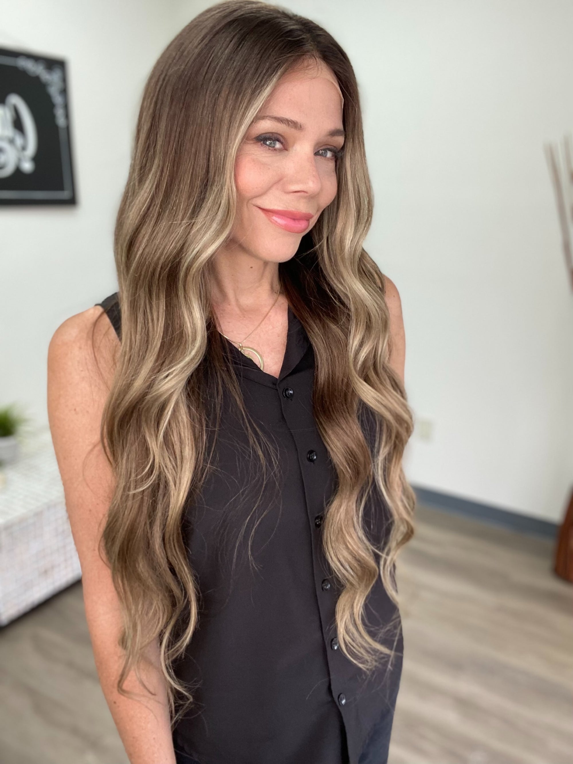 # G-8696 GARDEAUX FULL LACE SILK TOP WIG (MEDIUM CAP)