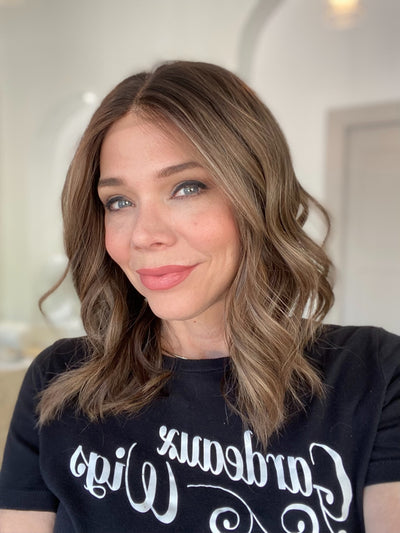 #G- 8257 GARDEAUX DELUXE HAND TIED DOUBLE LACE TOP WIG (MEDIUM CAP)