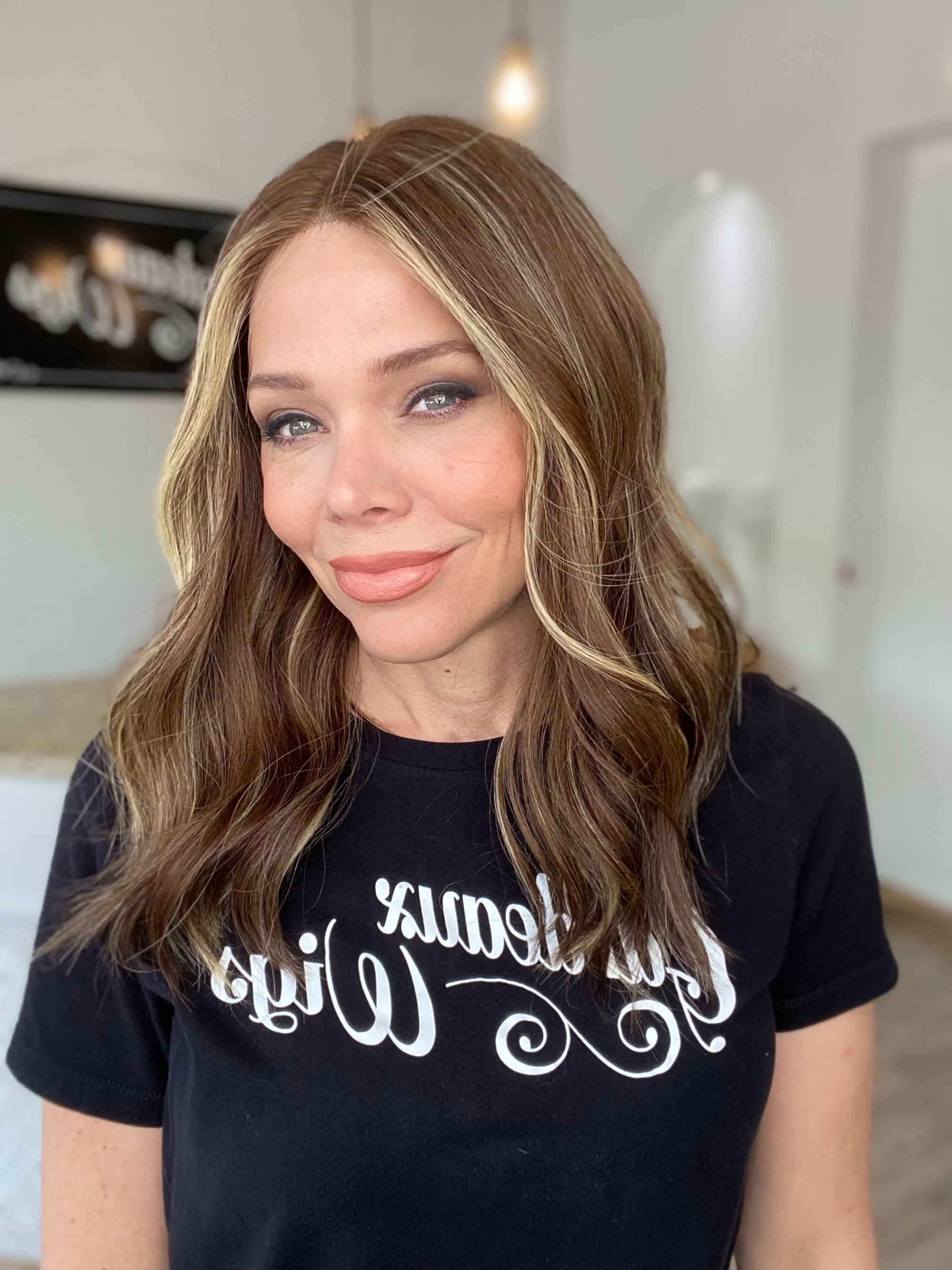 STOCK # LM917.13 GARDEAUX DELUXE DOUBLE LACE TOP SILICONE LINED WIG (MEDIUM CAP)