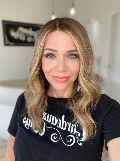 "SOPHIA" (11") DELUXE HAND TIED MONO TOP WIG (SMALL CAP)