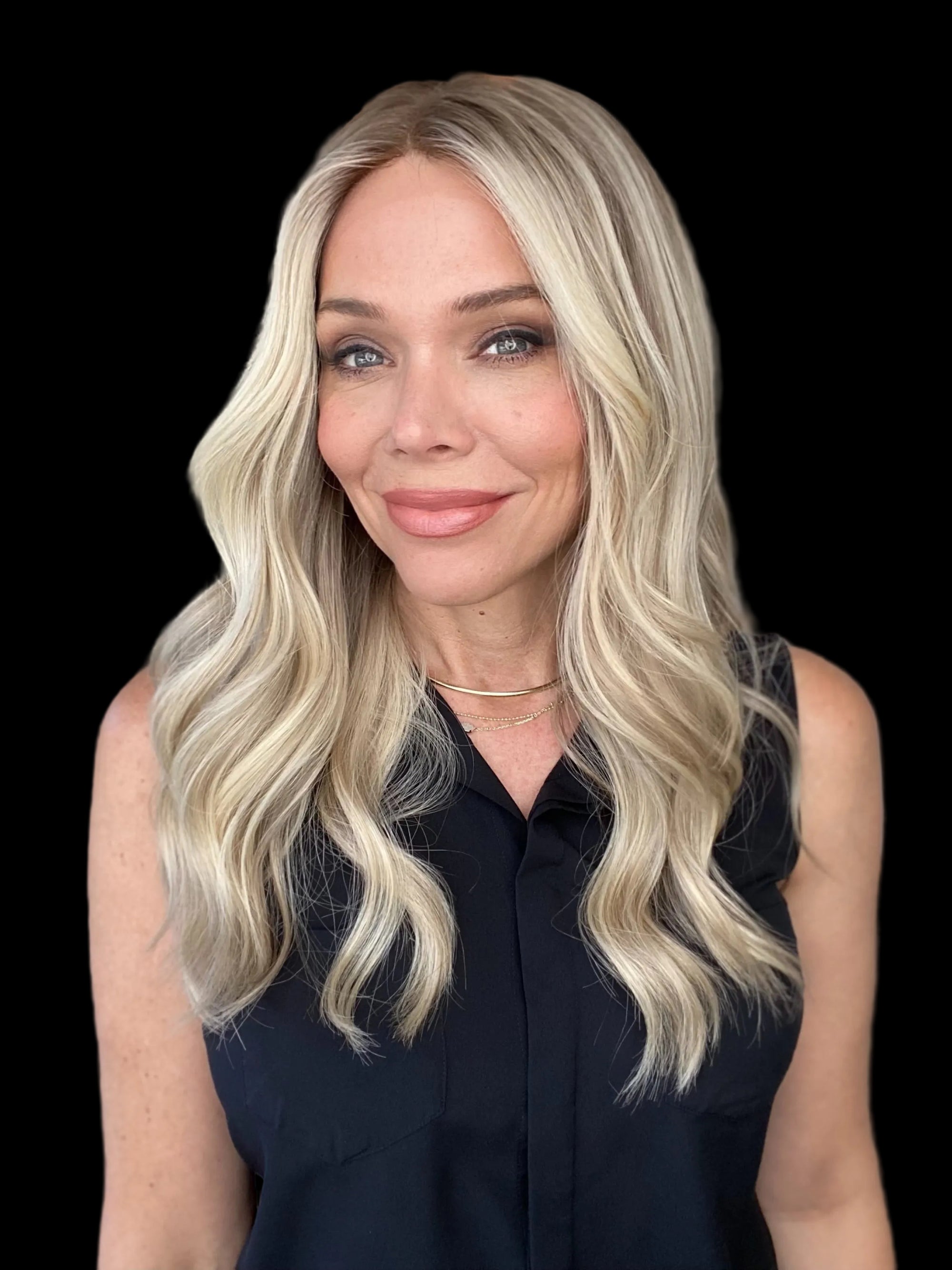 #G-8489 GARDEAUX DELUXE HAND TIED MONO TOP W/ LACE FRONT WIG (MEDIUM CAP)