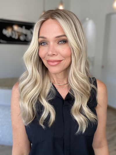 # 8489 GARDEAUX DELUXE HAND TIED MONO TOP W/ LACE FRONT WIG (SMALL CAP)