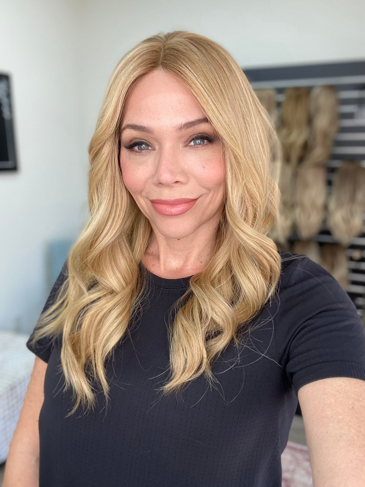 HUMAN HAIR HAND TIED MONO TOP WIG STOCK # JL2O-302.14