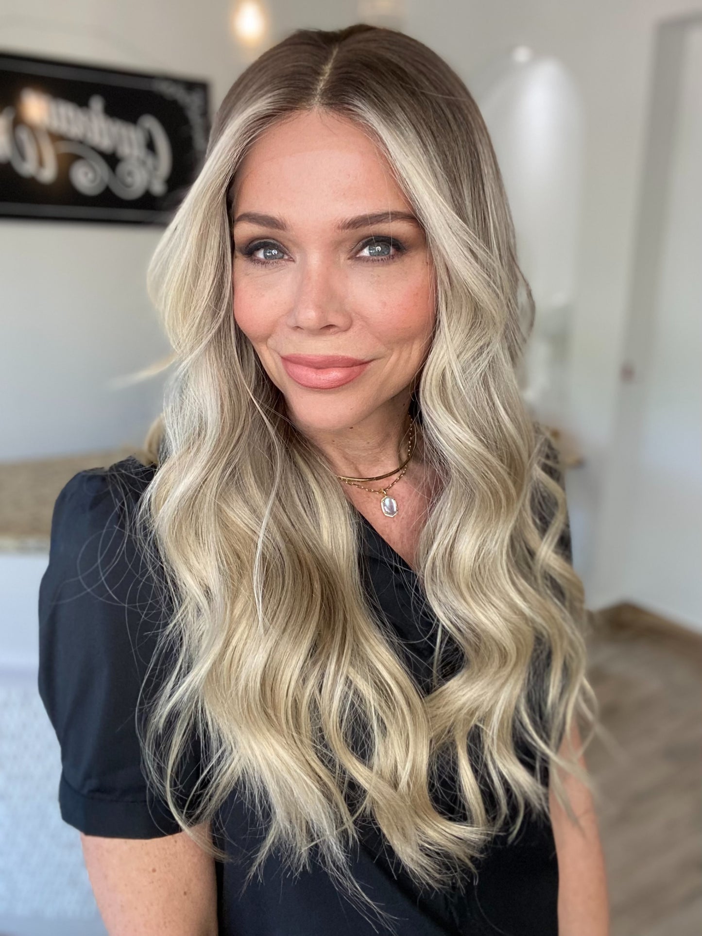 # G-8273 GARDEAUX DELUXE DOUBLE LACE TOP SILICONE LINED WIG (MEDIUM CAP)