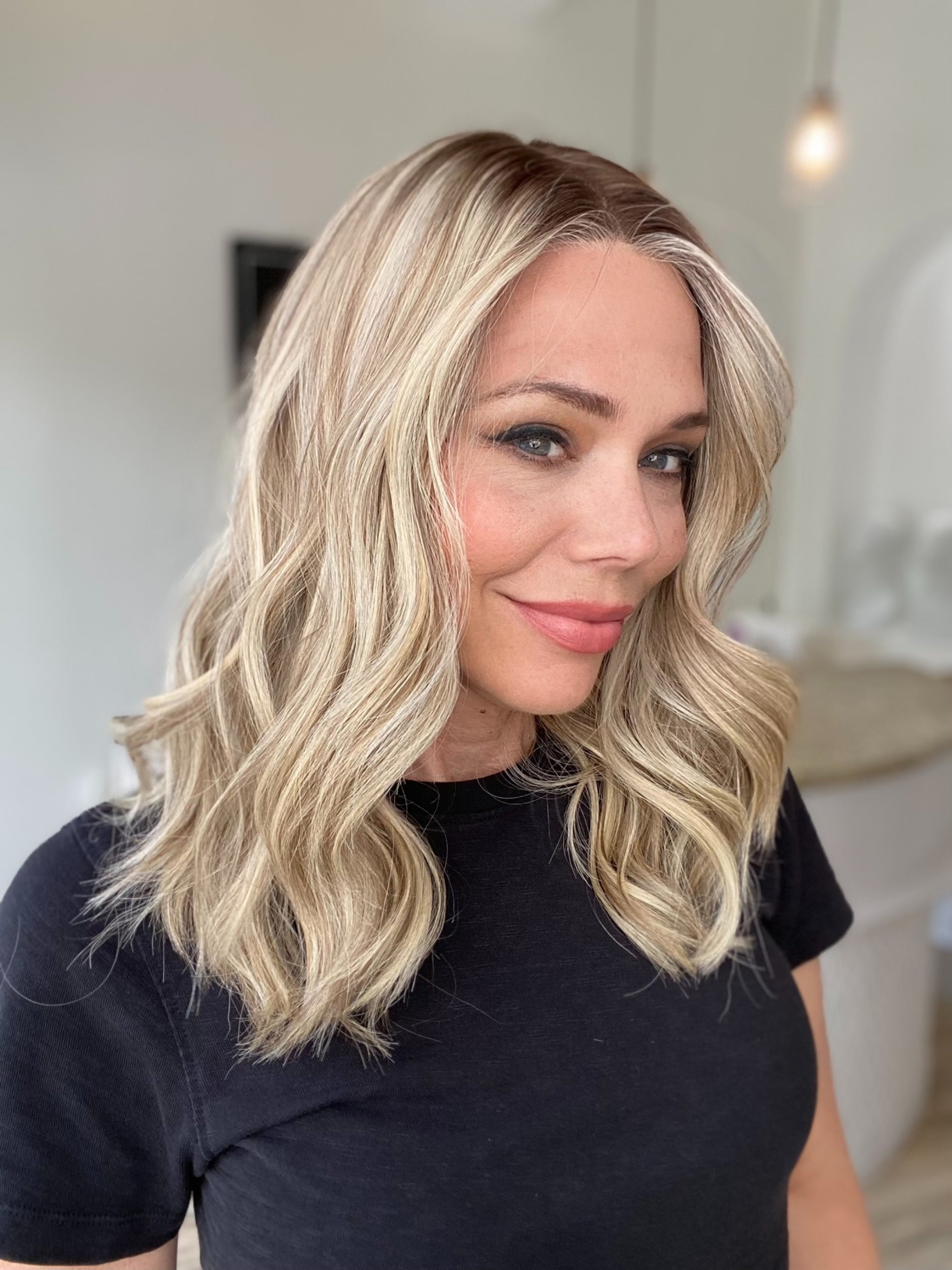 STOCK # JST-325.12  GARDEAUX DELUXE SILK TOP LACE FRONT WIG (MEDIUM CAP) FINAL SALE