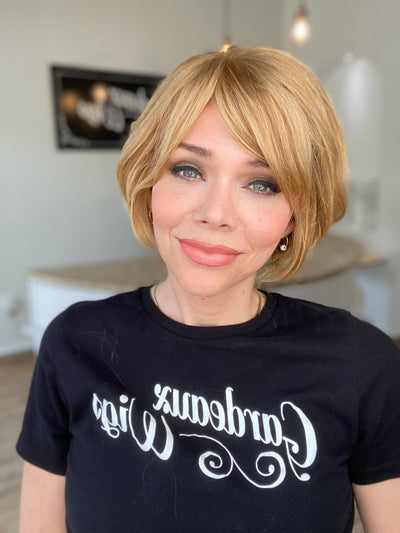 STOCK # SP1214  GARDEAUX DELUXE EUROPEAN  MONO TOP WIG (SMALL CAP)