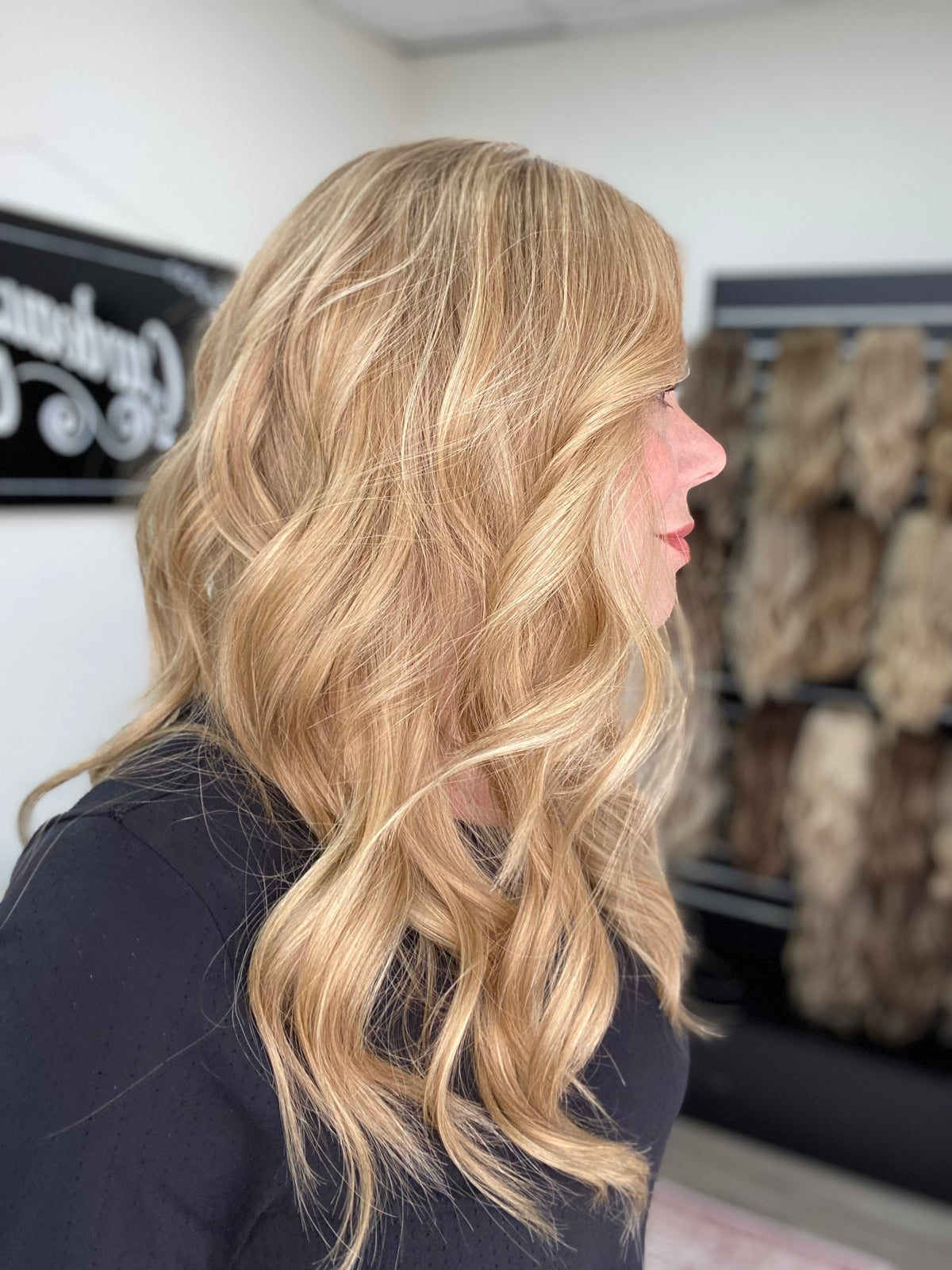 HUMAN HAIR HAND TIED MONO TOP WIG STOCK # JL2O-302.14