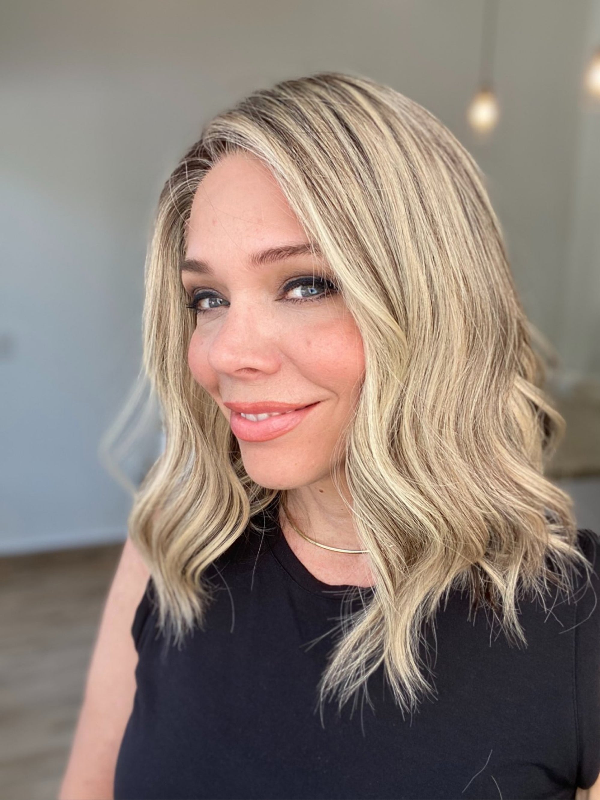 STOCK# BL605.8 GARDEAUX DELUXE LACE TOP WIG (SMALL CAP)