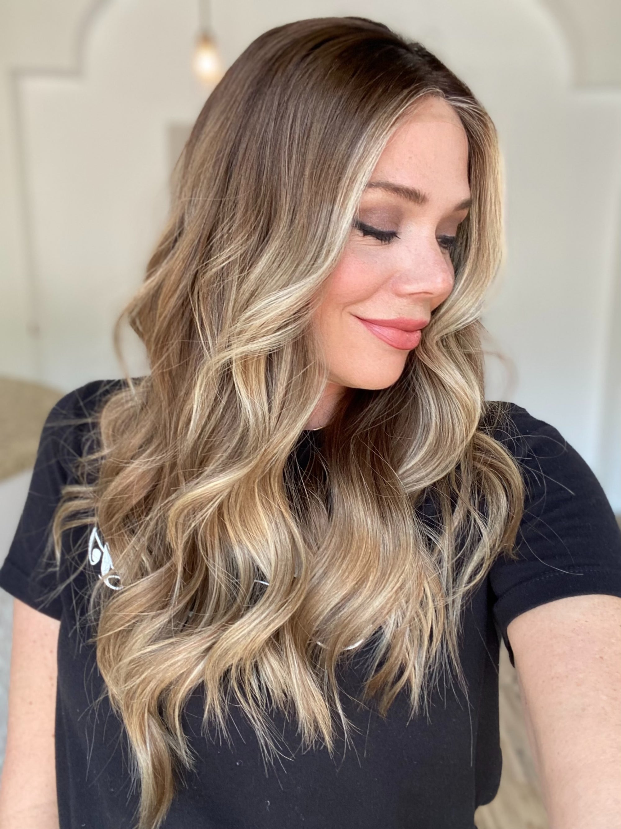 # 8457 GARDEAUX DELUXE HAND TIED DOUBLE LACE TOP WIG (MEDIUM CAP)