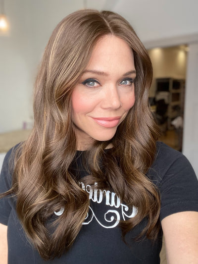 STOCK # LM11.13 GARDEAUX DELUXE DOUBLE LACE TOP SILICONE LINED WIG (MEDIUM CAP) FINAL SALE