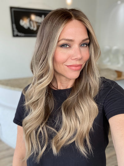 # 8396 GARDEAUX DELUXE HAND TIED MONO TOP W/ LACE FRONT WIG (MEDIUM CAP)