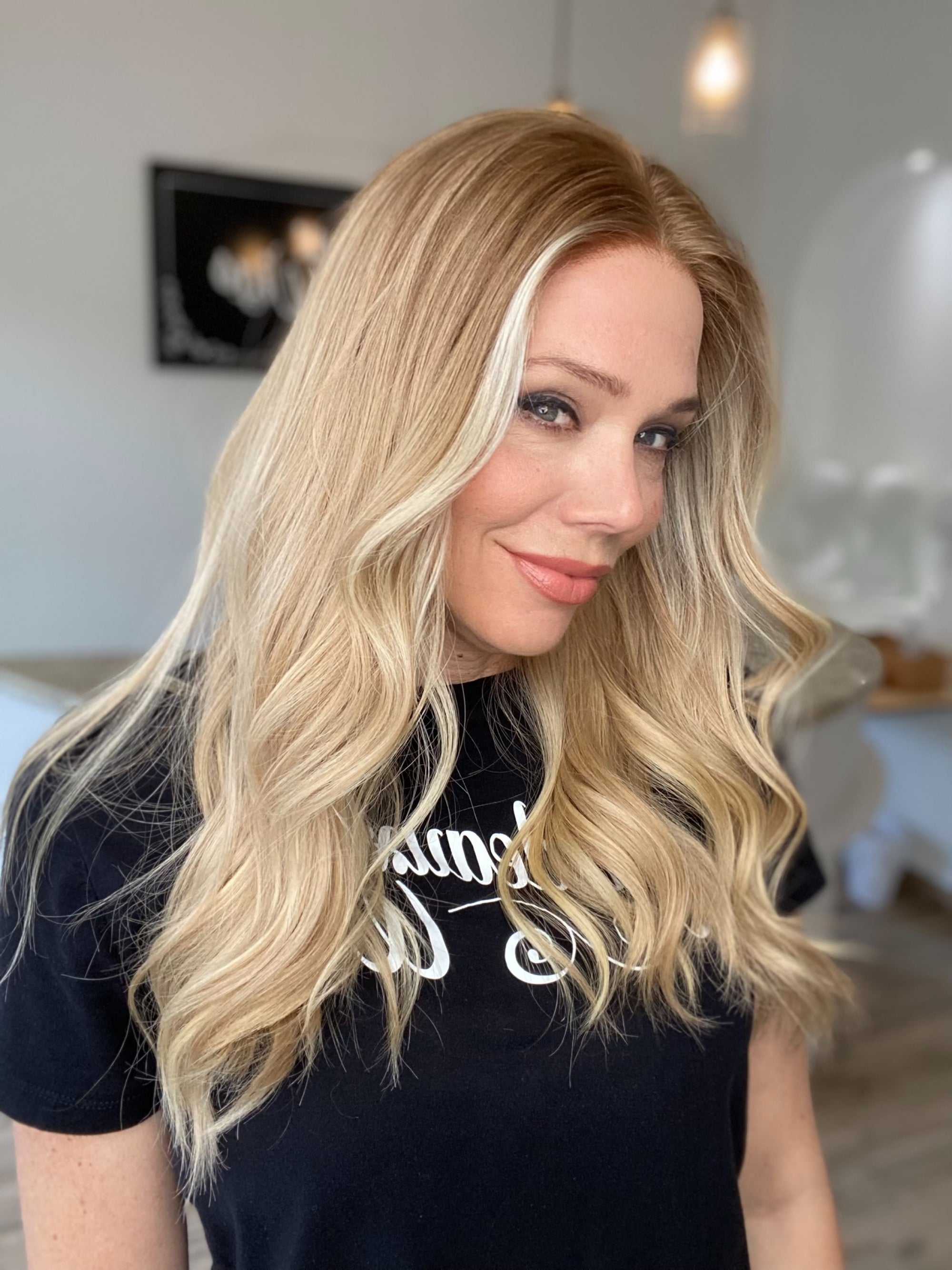 STOCK # LM10.14 GARDEAUX DELUXE DOUBLE LACE TOP SILICONE LINED WIG (MEDIUM CAP)