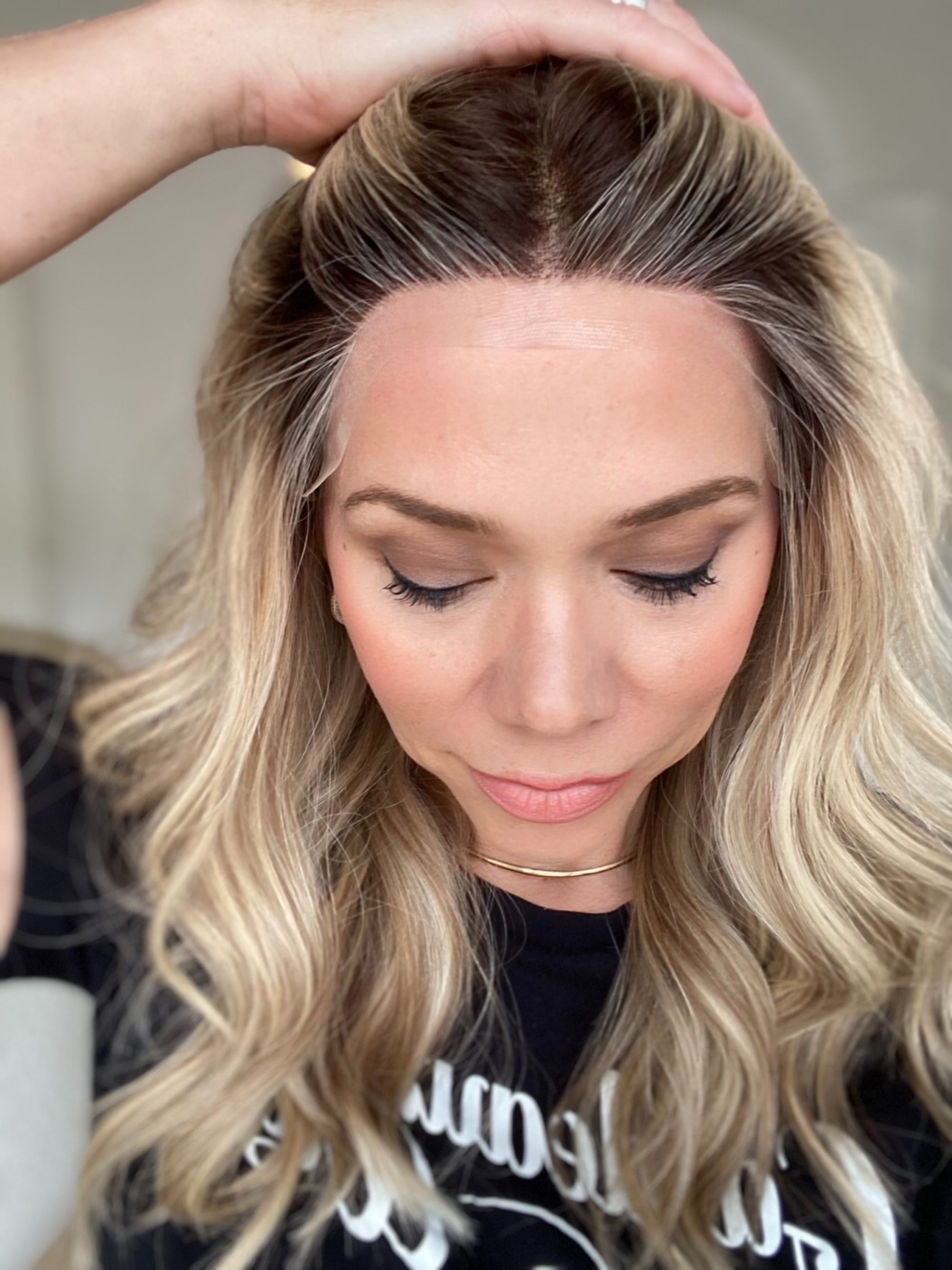 STOCK # JL2-325.12 GARDEAUX DELUXE HAND TIED SILICONE LINED WIG