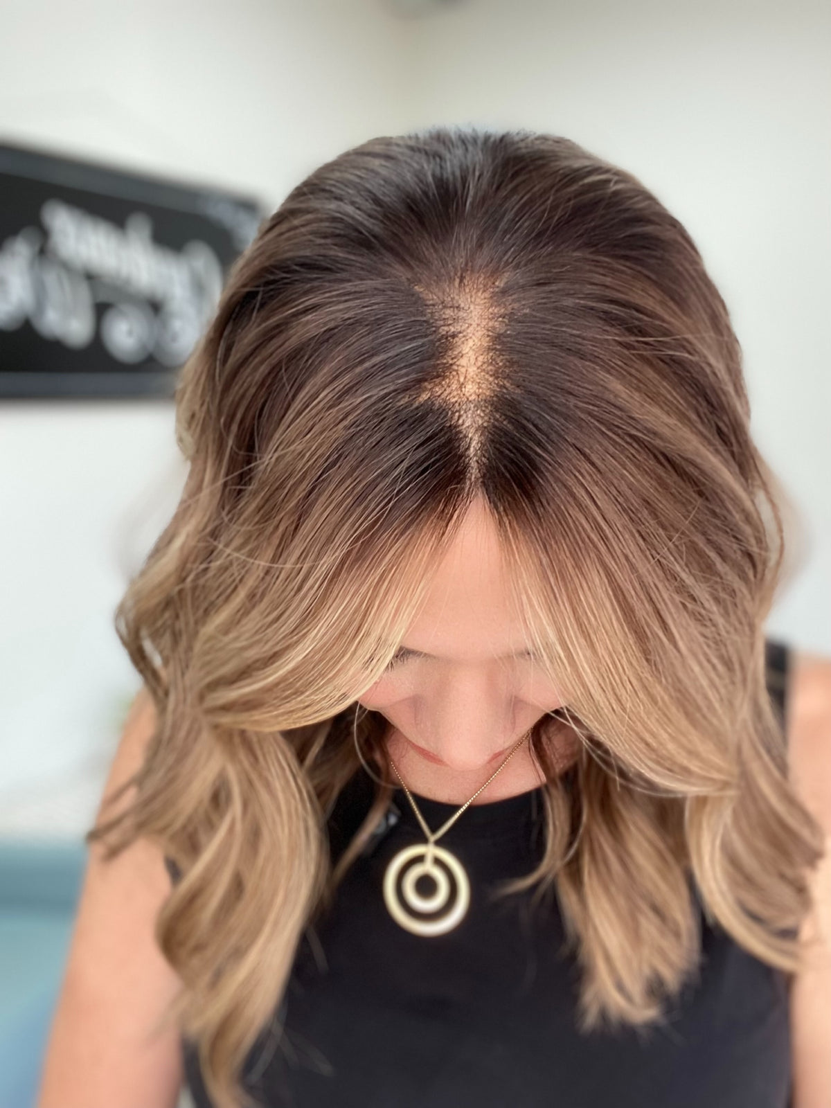 HUMAN HAIR HAND TIED DOUBLE LACE TOP WIG (SMALL CAP) # 8702