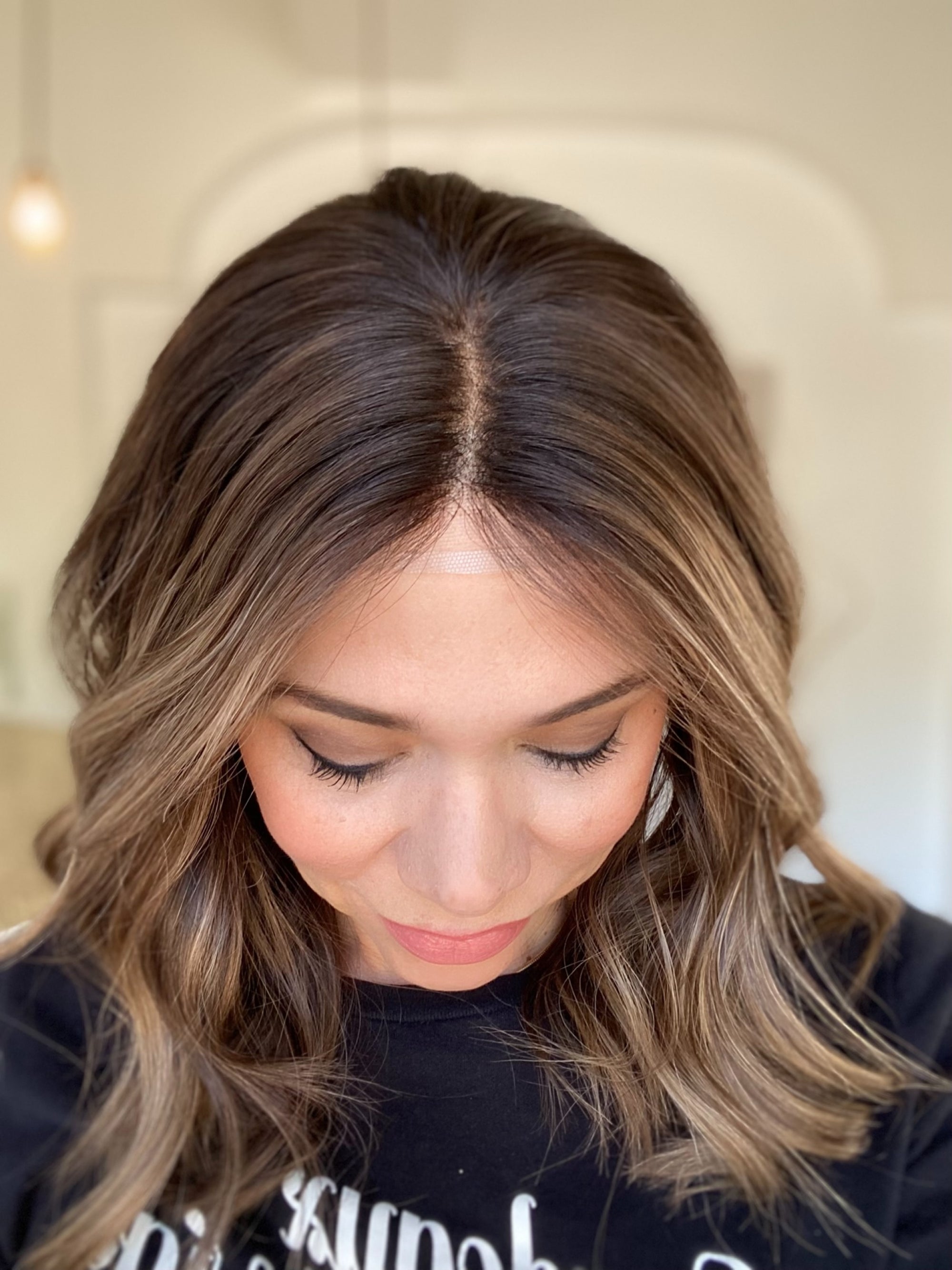 #G- 8257 GARDEAUX DELUXE HAND TIED DOUBLE LACE TOP WIG (MEDIUM CAP)