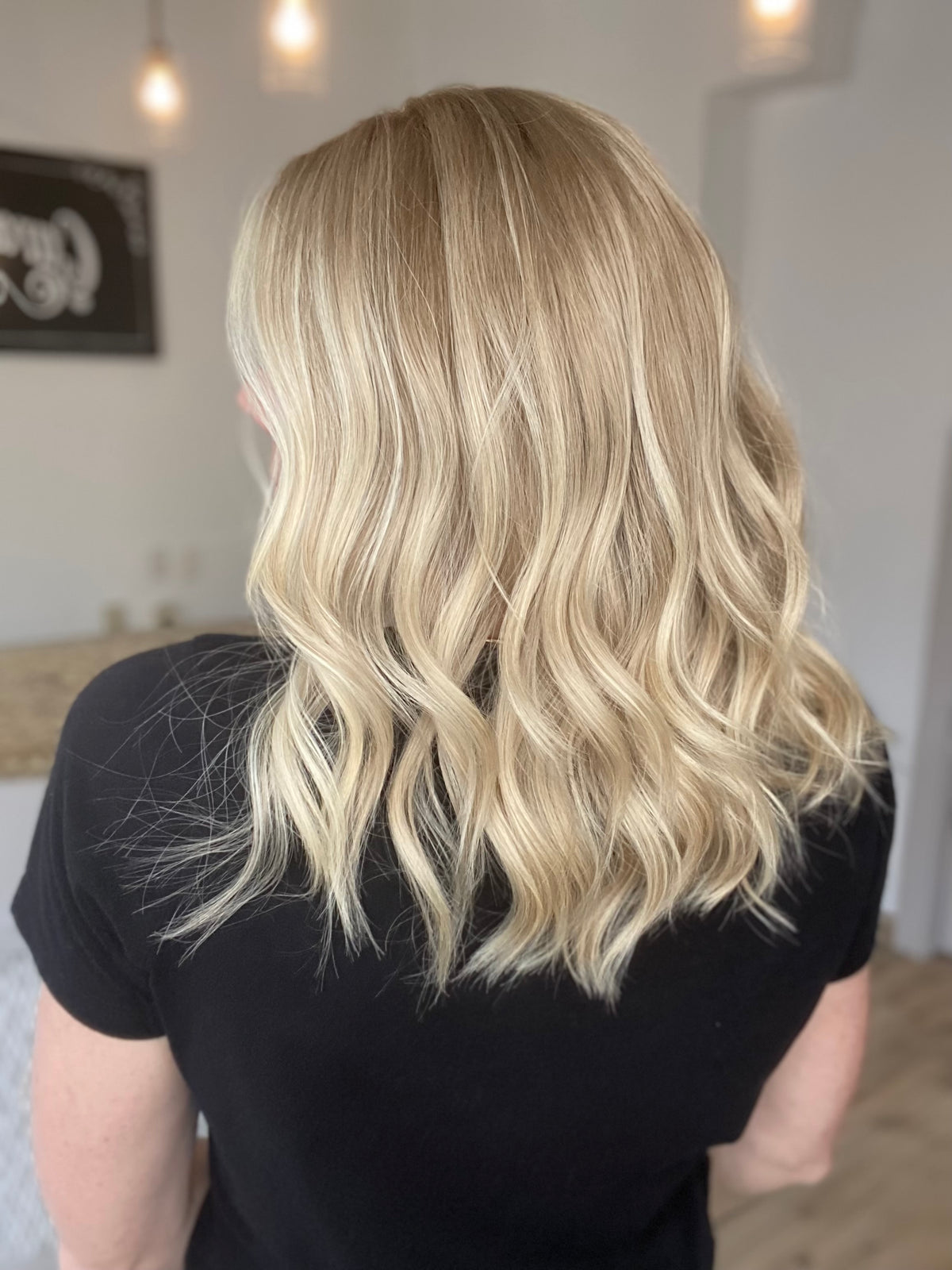 HUMAN HAIR HAND TIED SILICONE LINED WIG # G-8652
