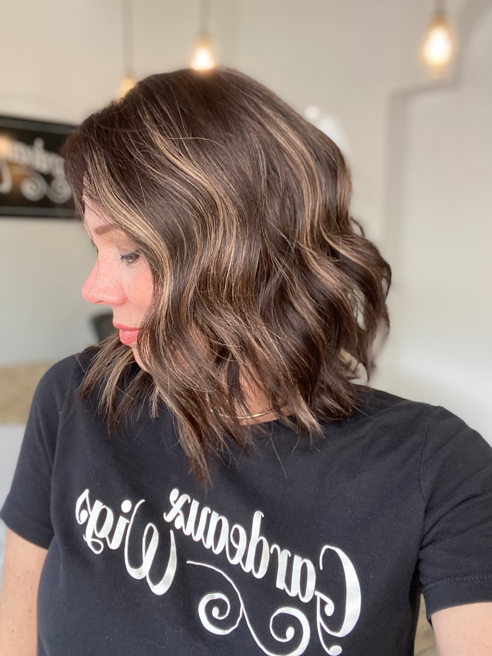 STOCK # LM412.6 GARDEAUX DELUXE DOUBLE LACE TOP SILICONE LINED WIG (MEDIUM CAP)