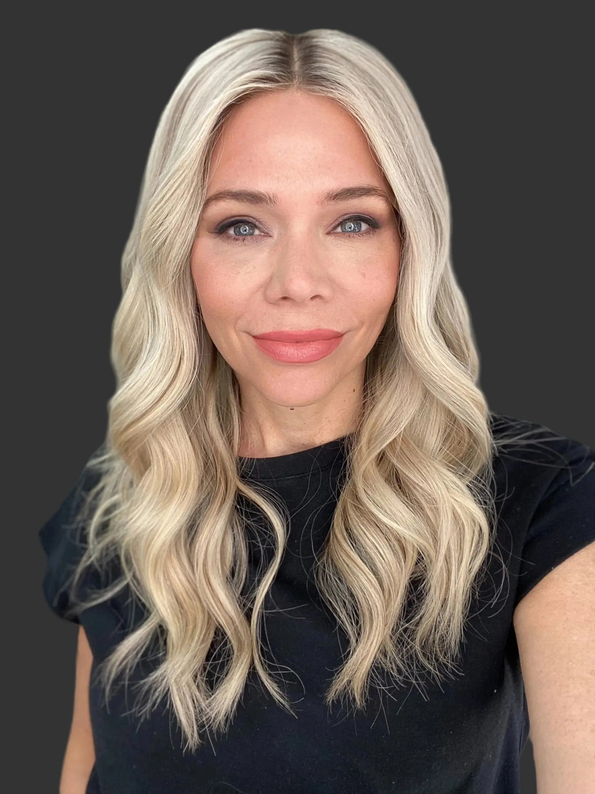 HUMAN HAIR HAND TIED DOUBLE MONO TOP WIG (MEDIUM CAP) # 8731