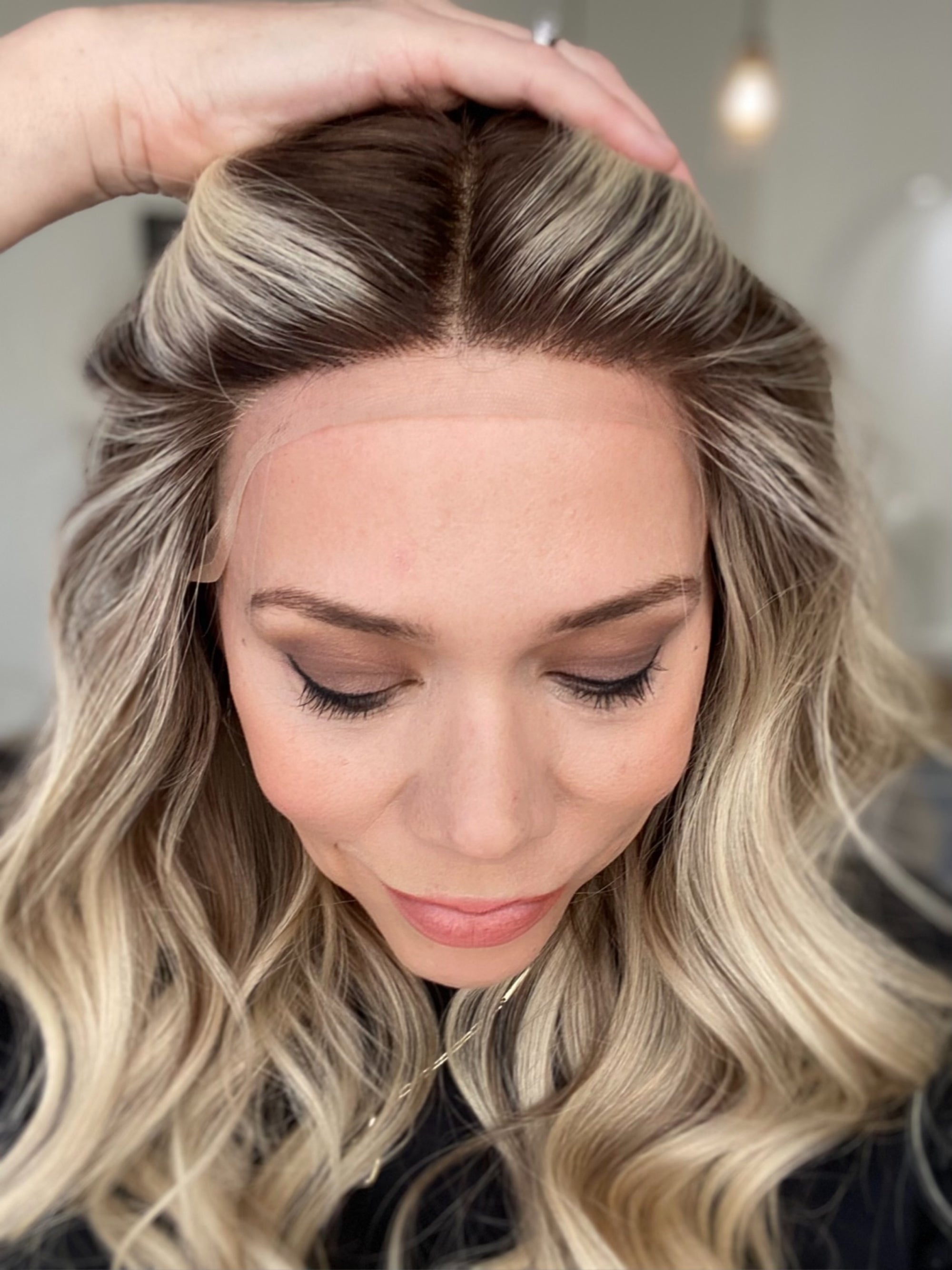 # 8571 GARDEAUX DELUXE HAND TIED, SILICONE LINED GRIPPER WIG (LARGE CAP)