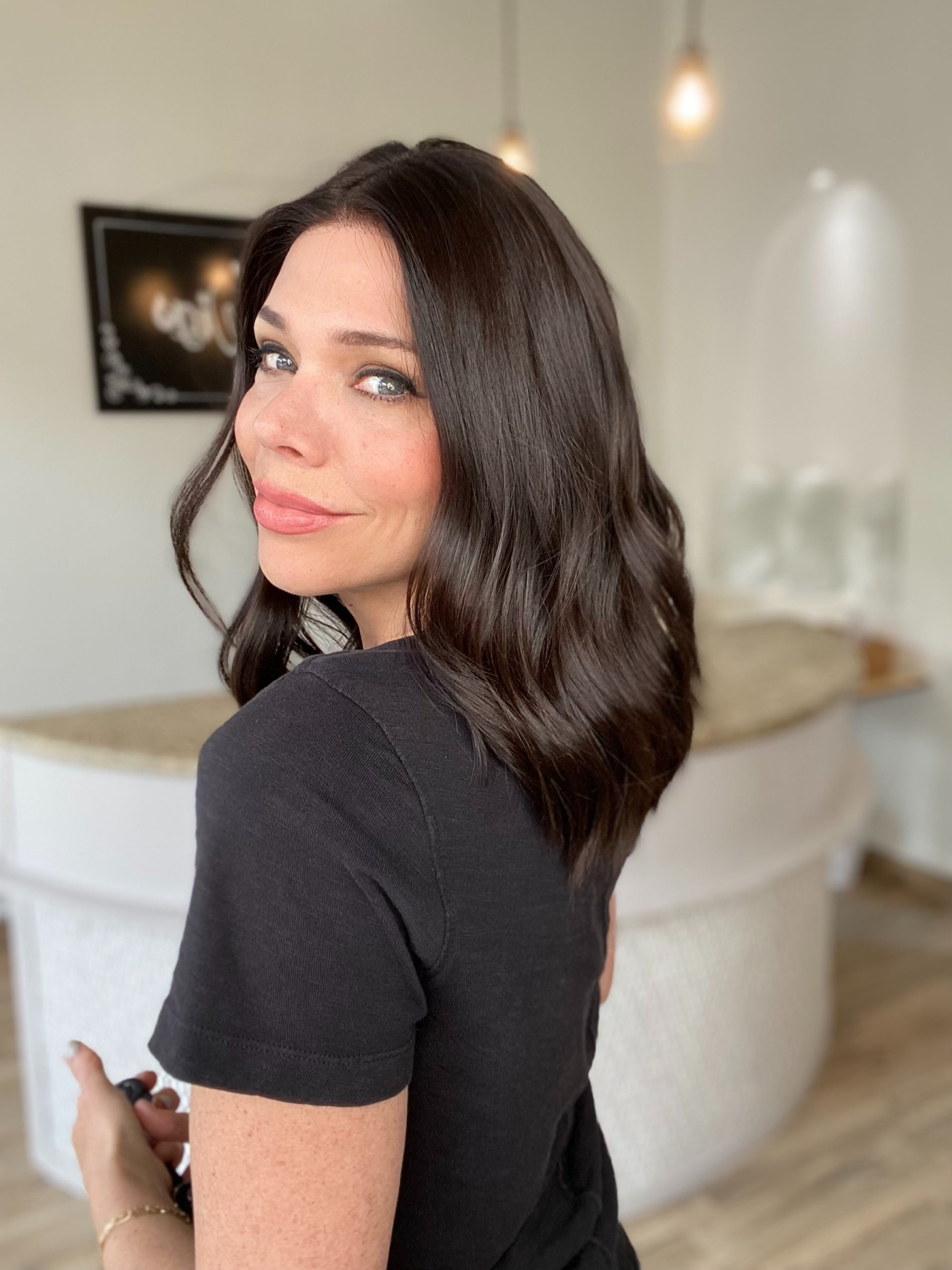 STOCK # JST-2.8 GARDEAUX DELUXE SILK TOP LACE FRONT WIG (MEDIUM CAP)