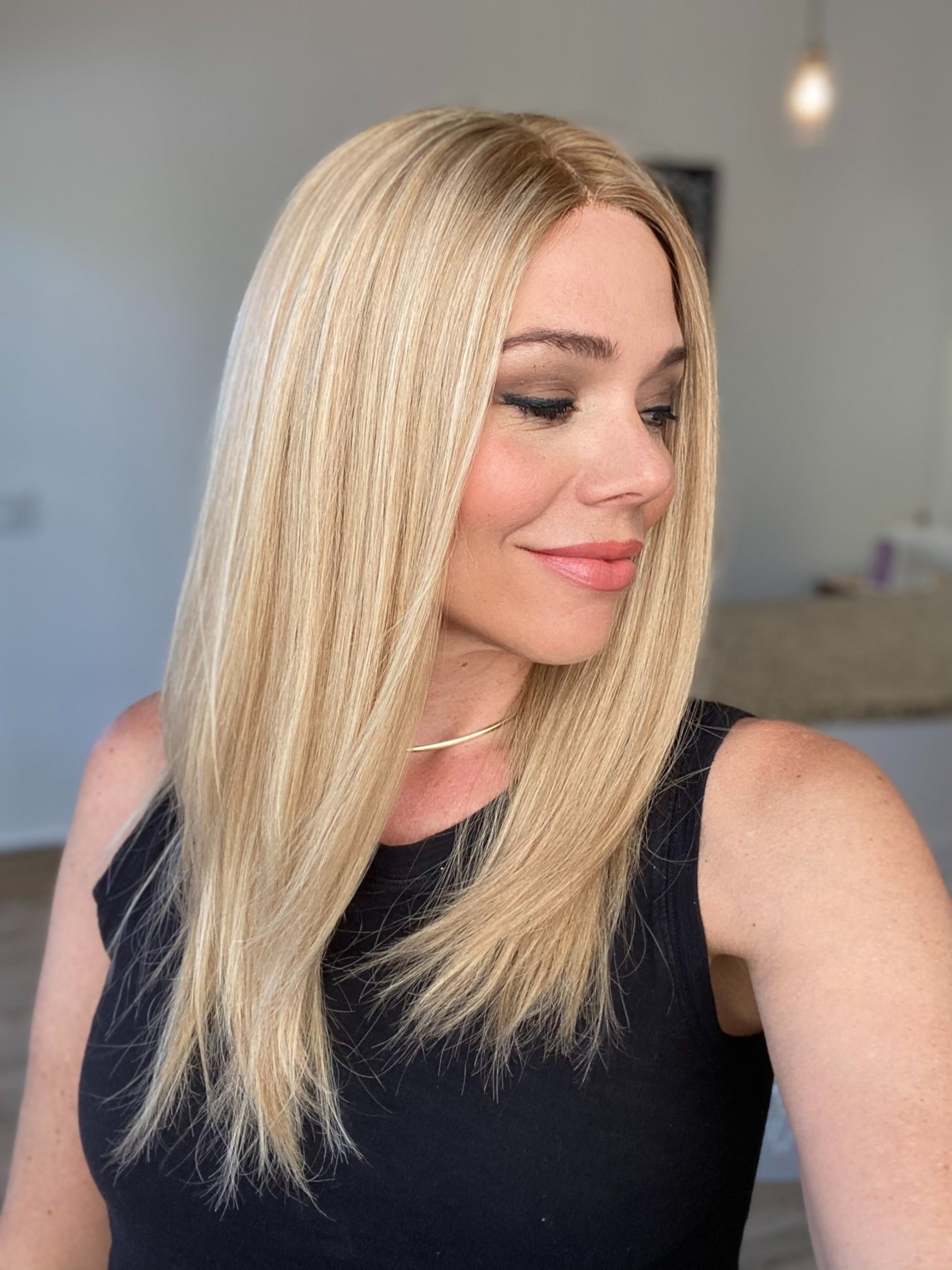 STOCK # JL9-329.13 GARDEAUX DELUXE HAND TIED DOUBLE MONO TOP WIG