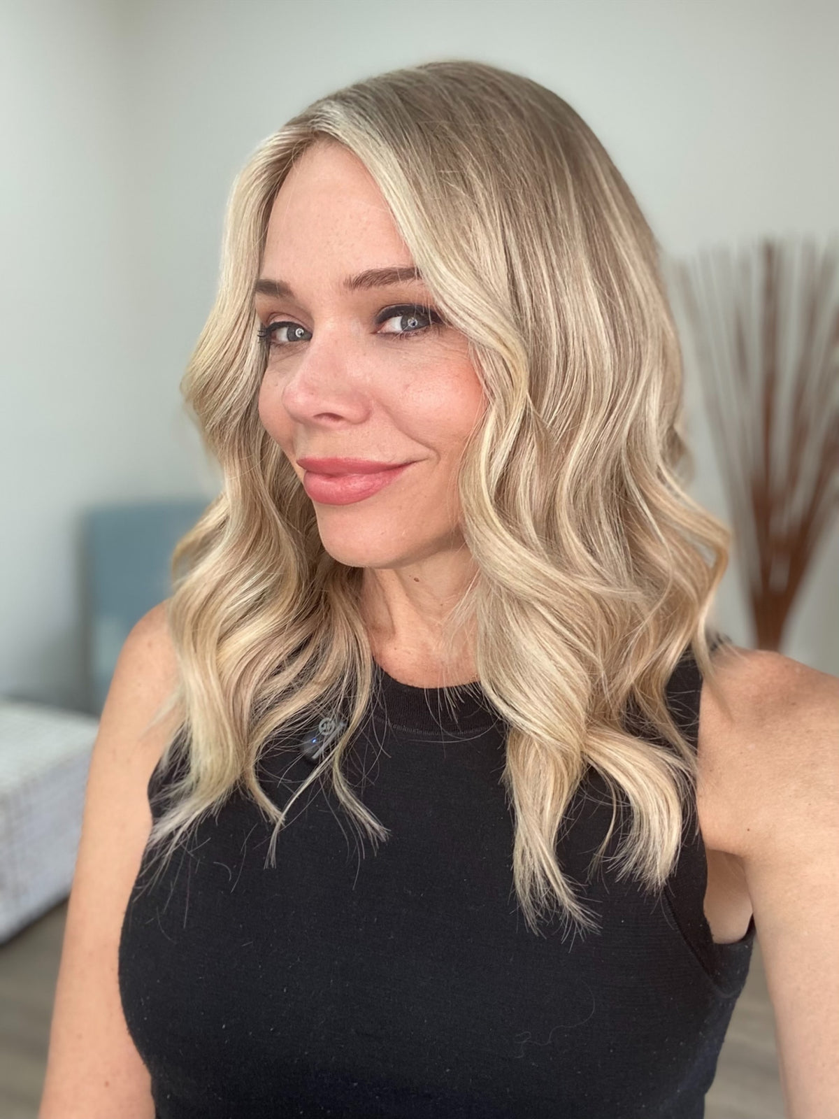 HUMAN HAIR HAND TIED MONO TOP WIG (SMALL CAP) #8685