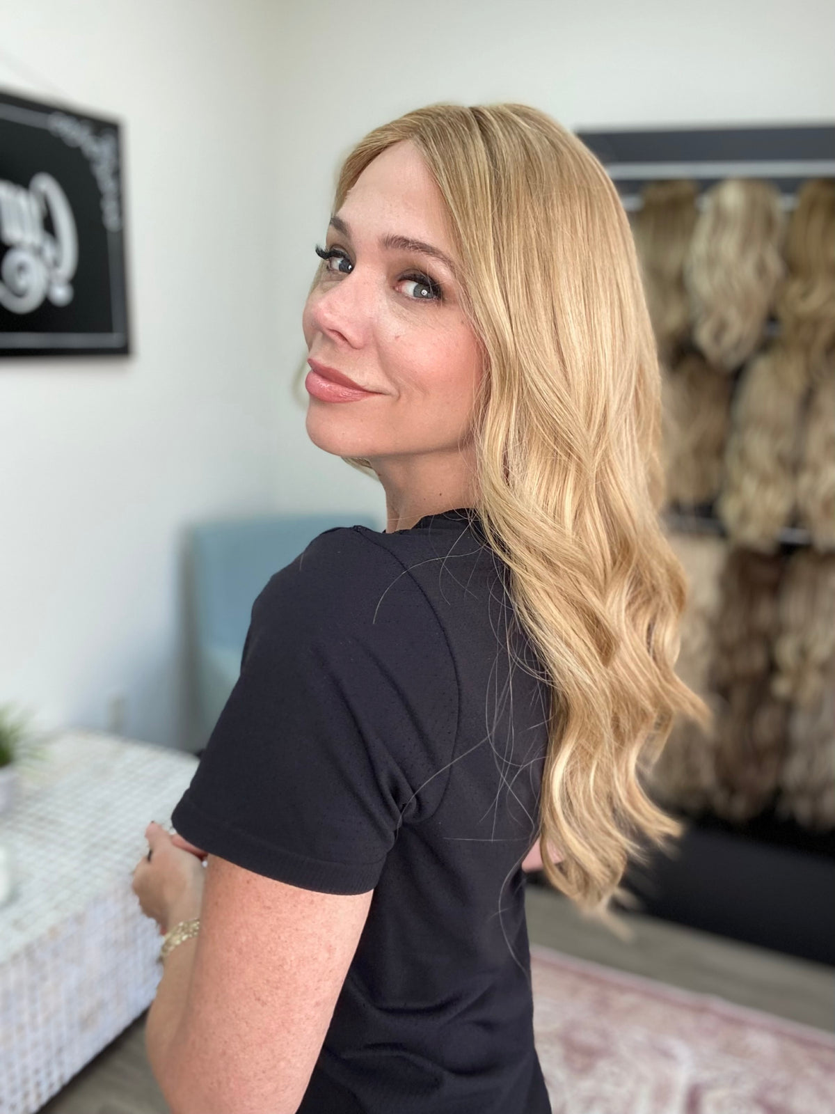 HUMAN HAIR HAND TIED MONO TOP WIG STOCK # JL2O-302.16