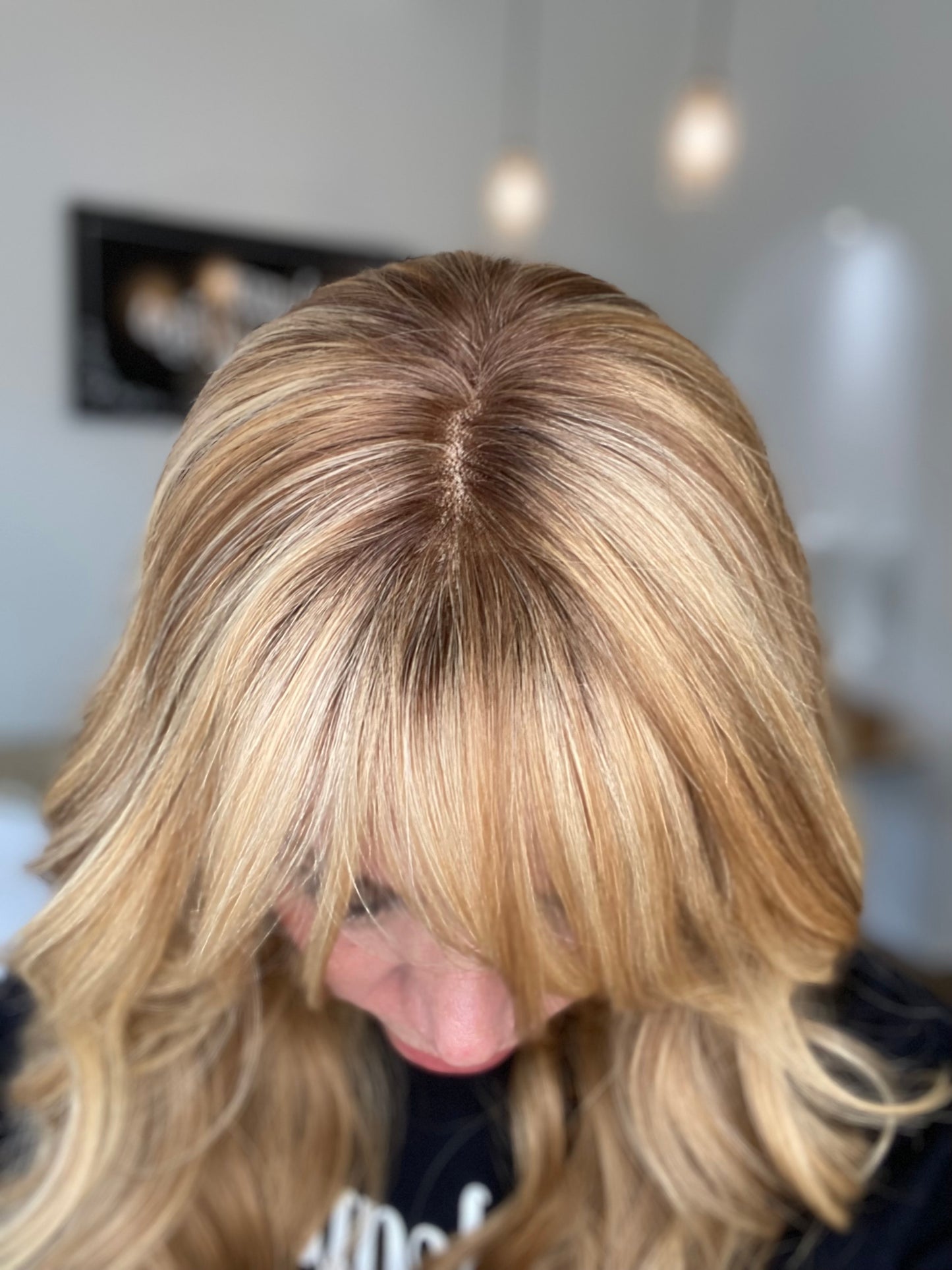 STOCK J-8192 GARDEAUX DELUXE HAND TIED MONO TOP WIG, NO LACE FRONT (SMALL CAP)