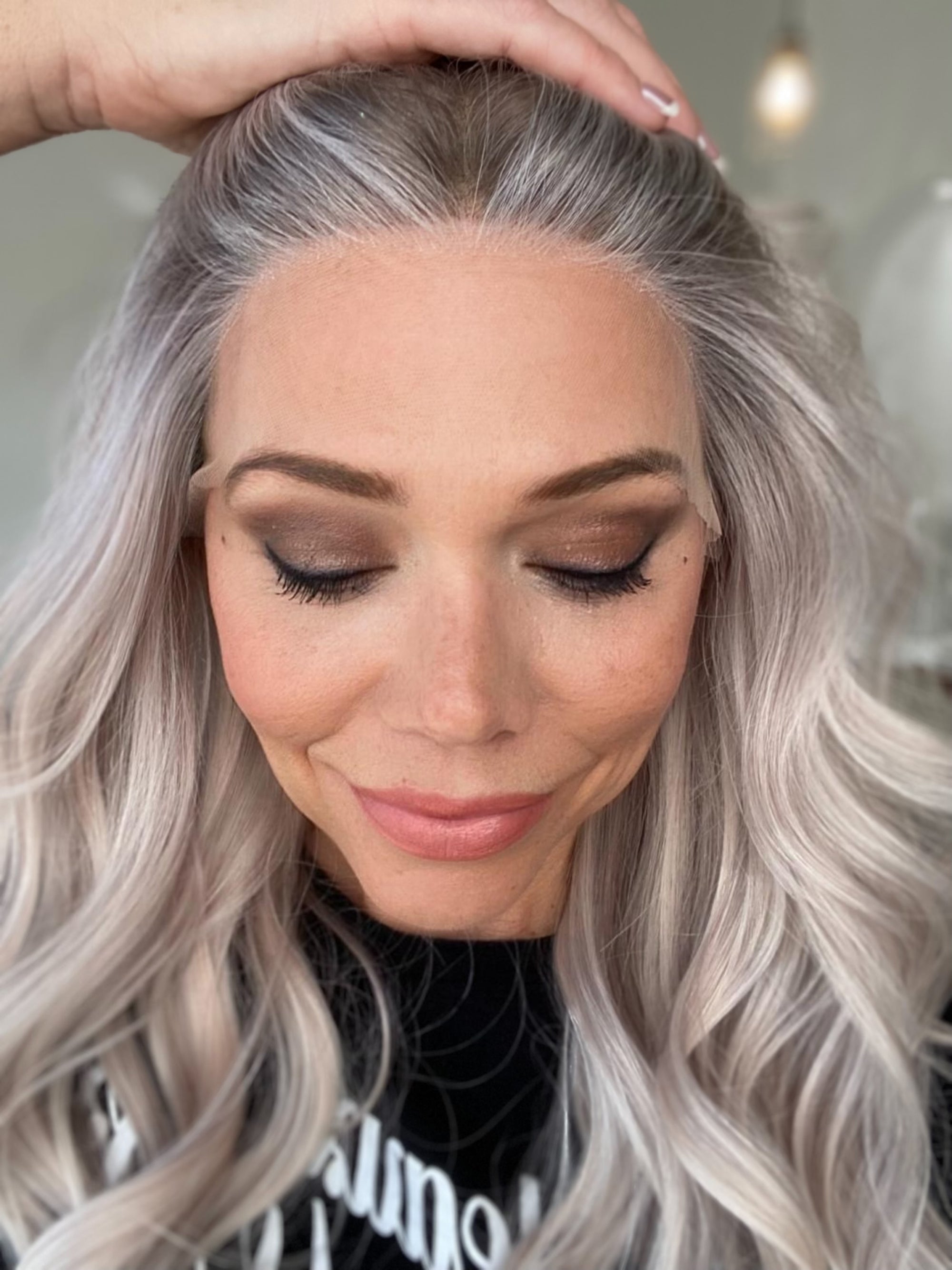 STOCK # BL625.16 GARDEAUX DELUXE DOUBLE LACE TOP WIG