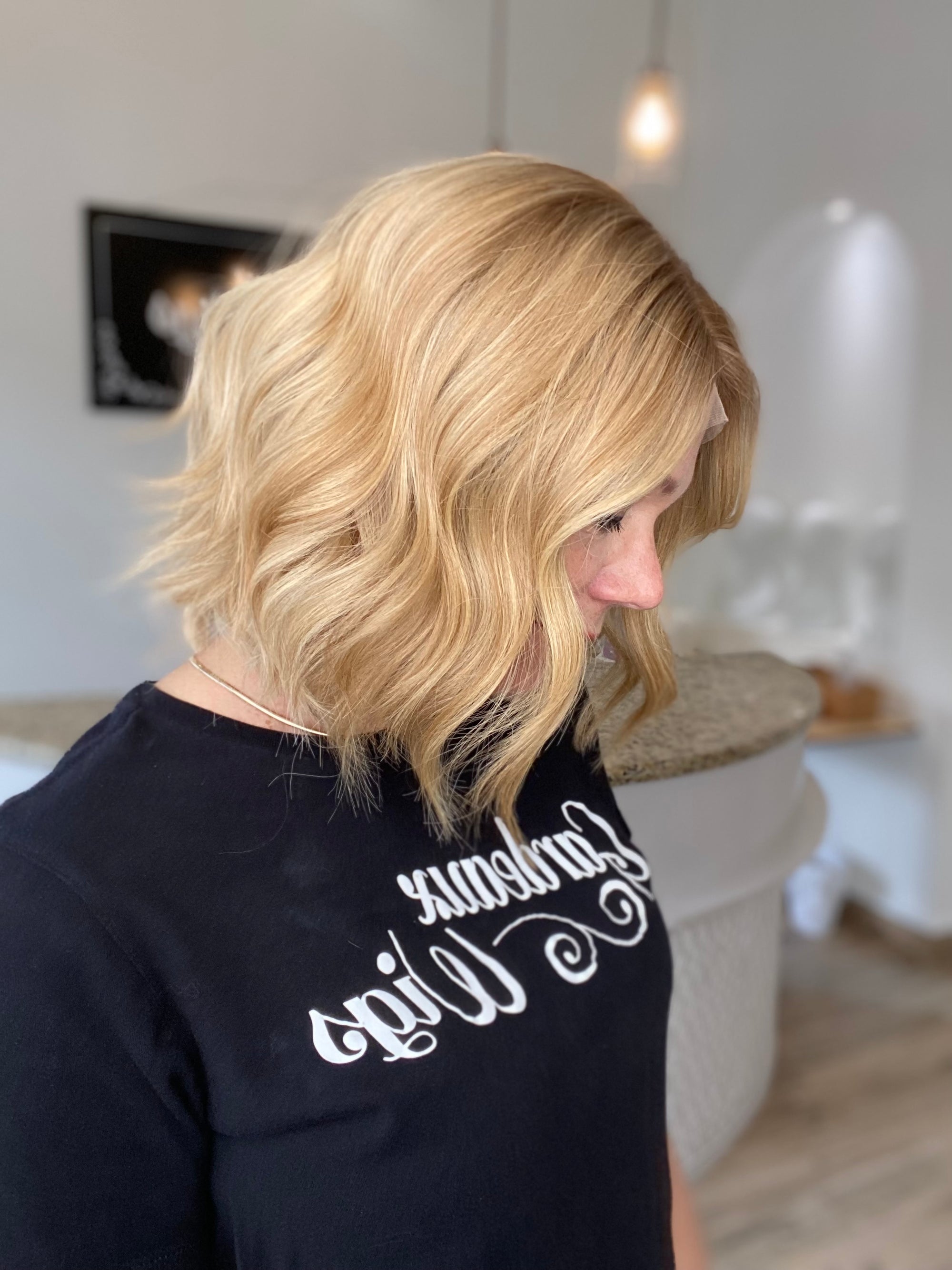 STOCK # LM07.6 GARDEAUX DELUXE DOUBLE LACE TOP WIG (MEDIUM CAP)