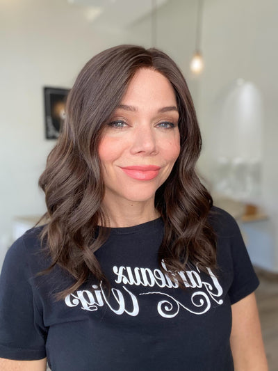 STOCK # SPM1 GARDEAUX DELUXE MONO TOP WIG (MEDIUM CAP) *FINAL SALE