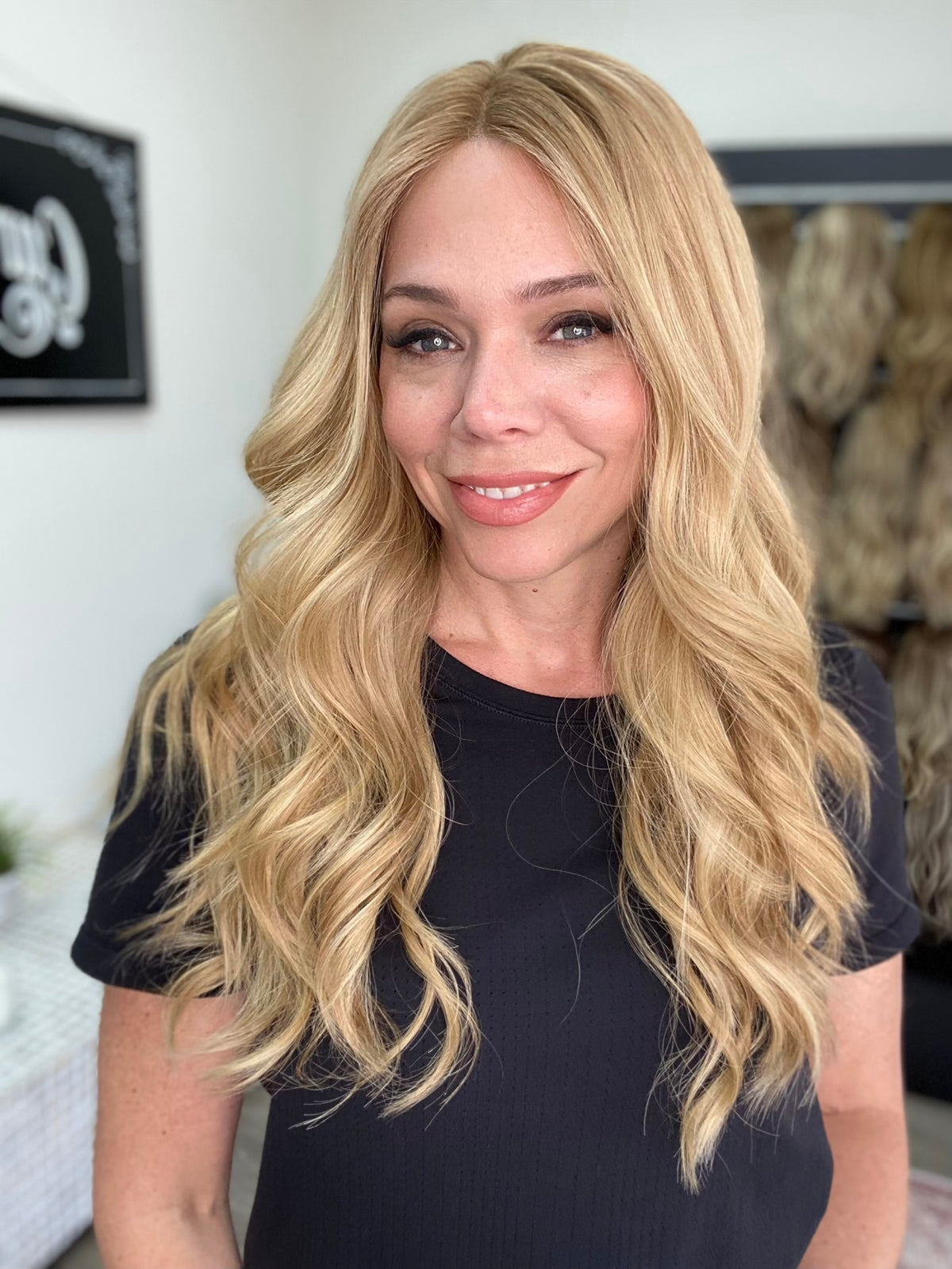 HUMAN HAIR HAND TIED MONO TOP WIG STOCK # JL2O-302.16