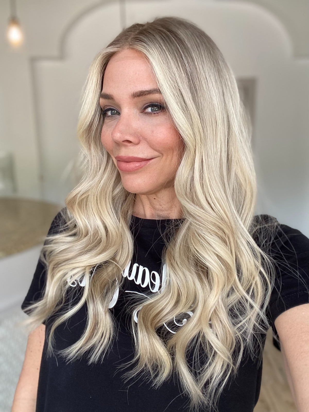HUMAN HAIR HAND TIED DOUBLE LACE TOP WIG (SMALL CAP)# G-8446 GARDEAUX DELUXE