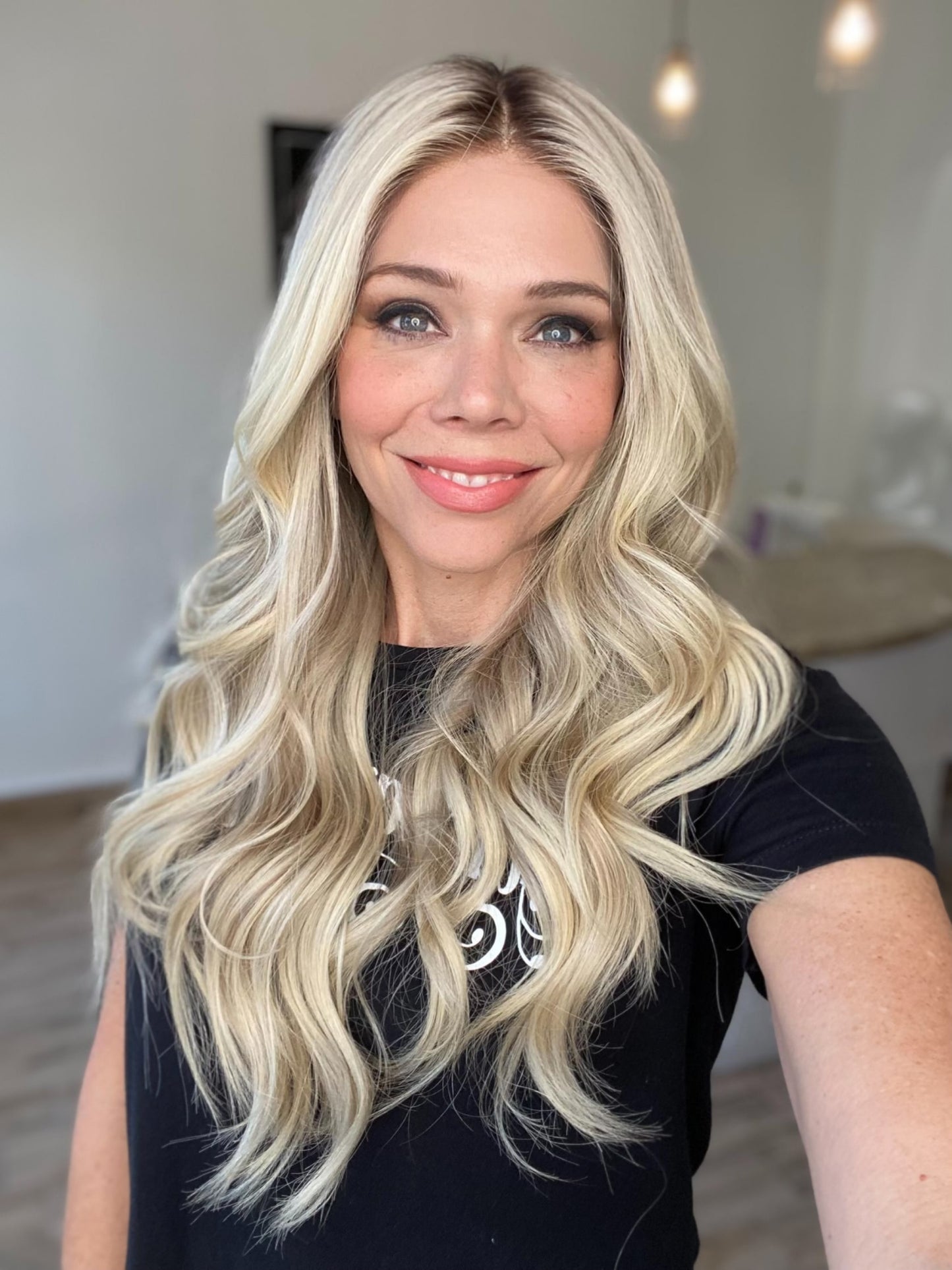 "KATIE" GARDEAUX DELUXE LACE TOP SILICONE LINED WIG